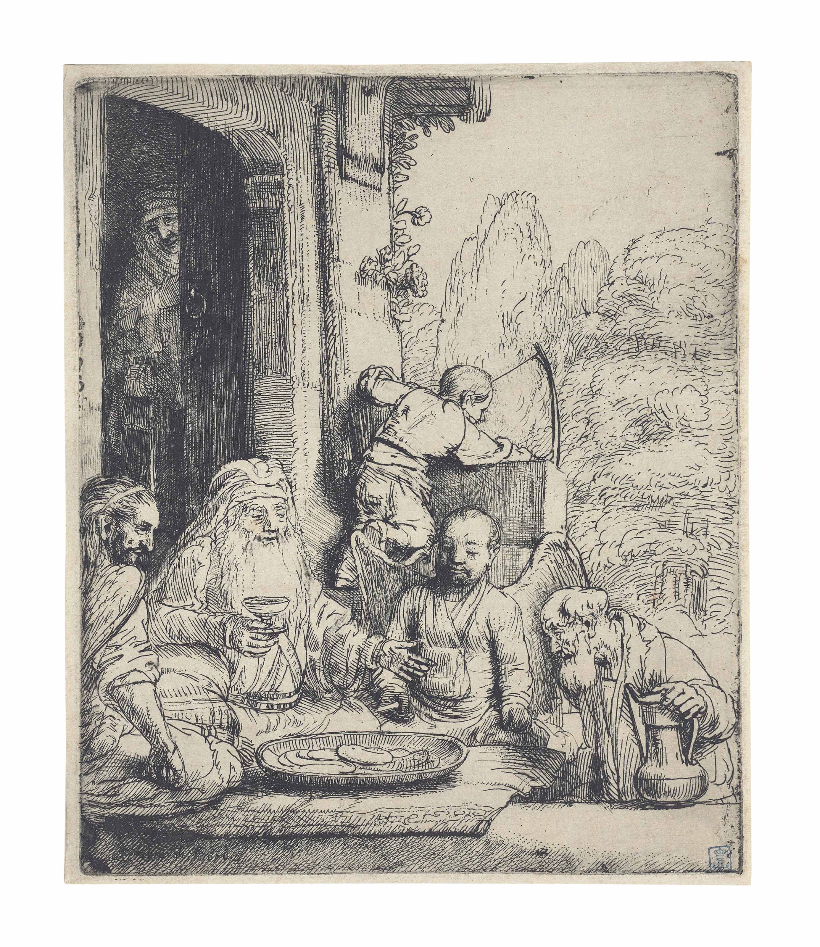 Abraham entertaining the Angels