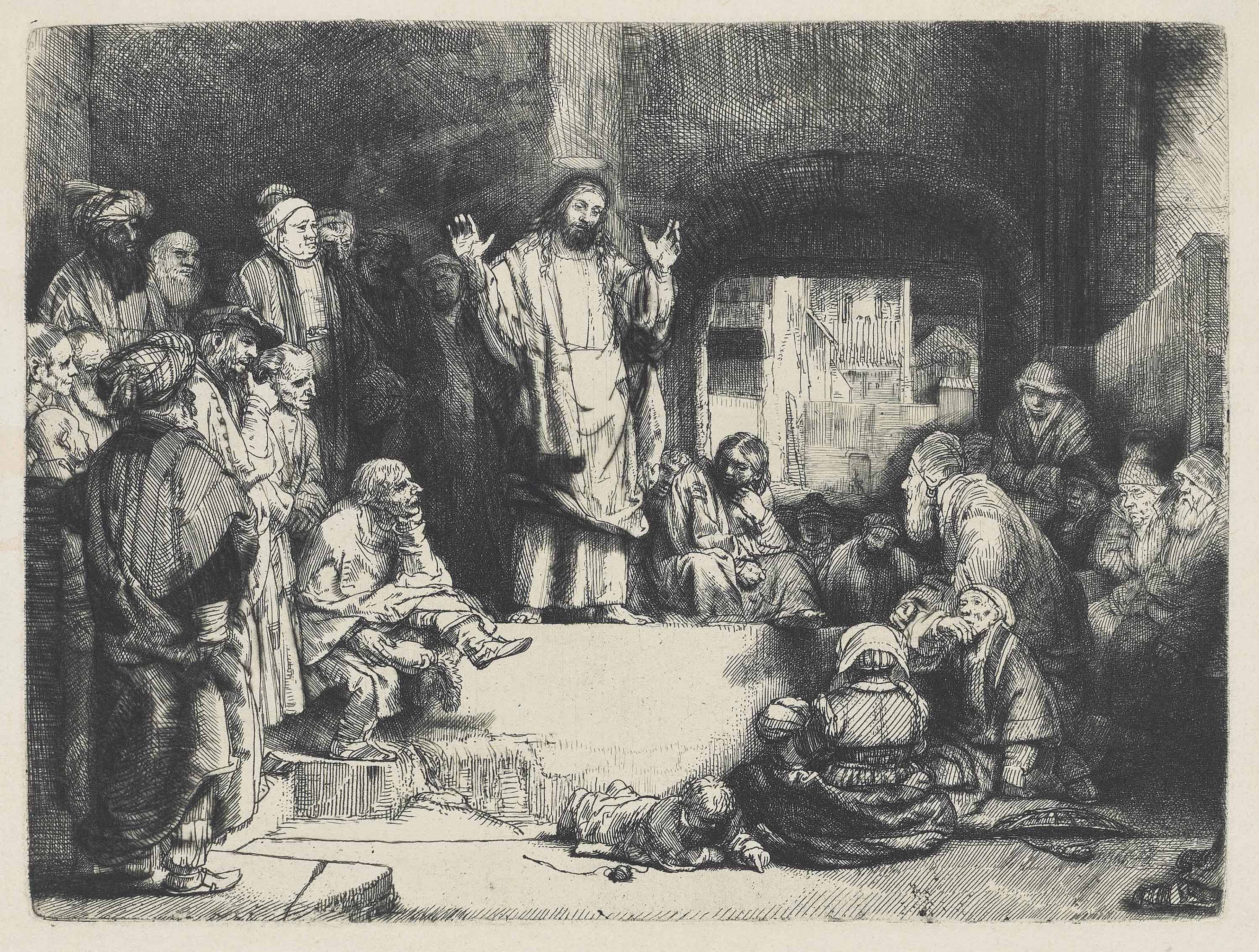 Christ preaching ('La Petite Tombe')