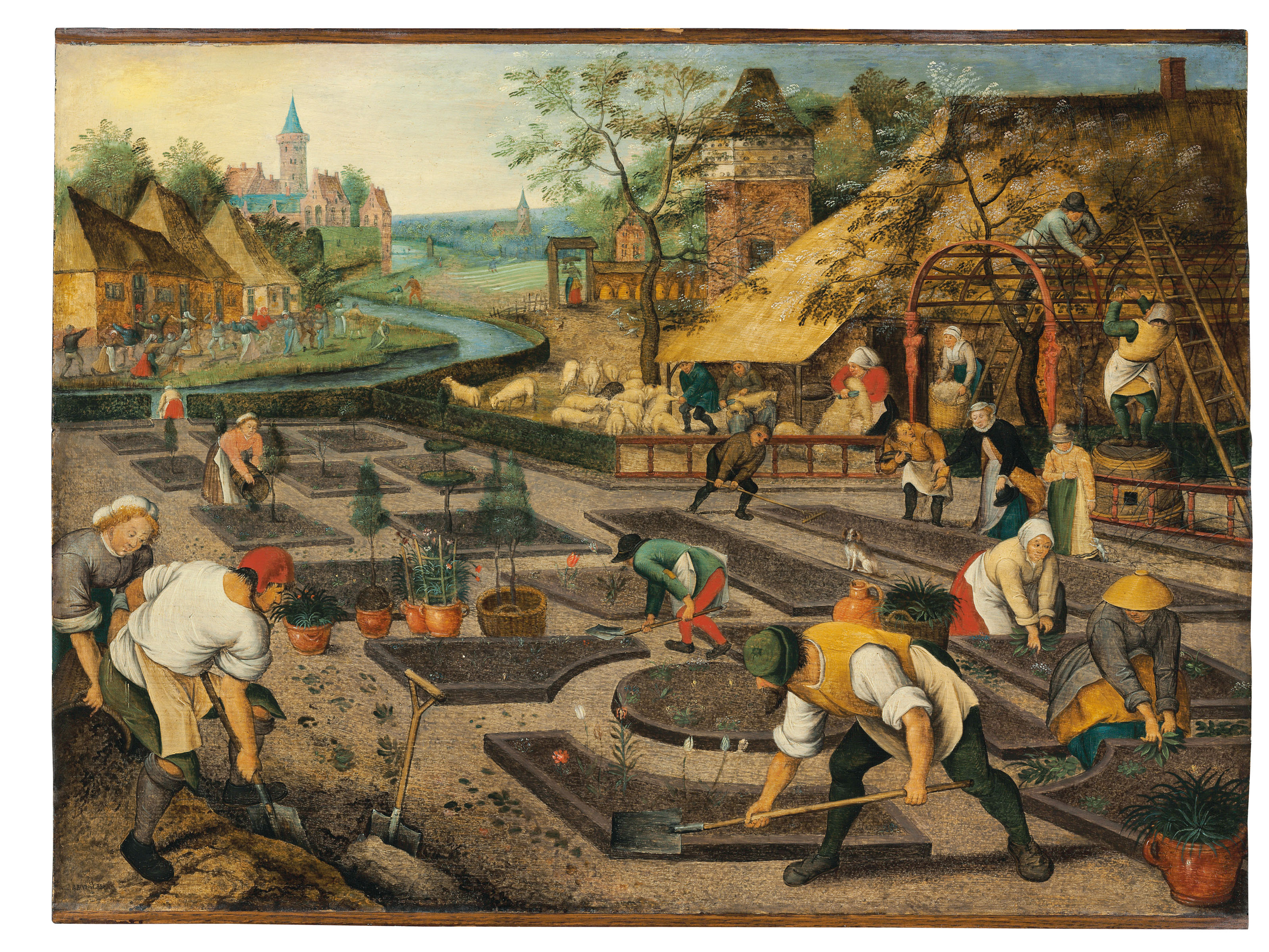 Pieter Brueghel Ii Brussels C 1564 1637 8 Antwerp The Four