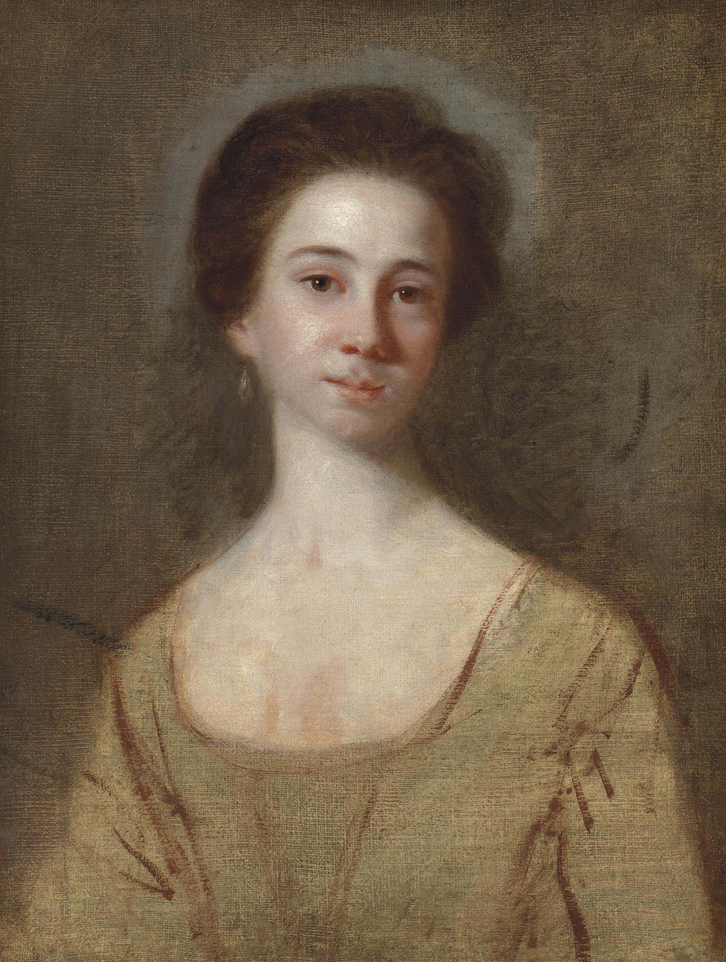 Sir Joshua Reynolds, P.R.A. (Devon 1723-1792 London) , Portrait of a ...