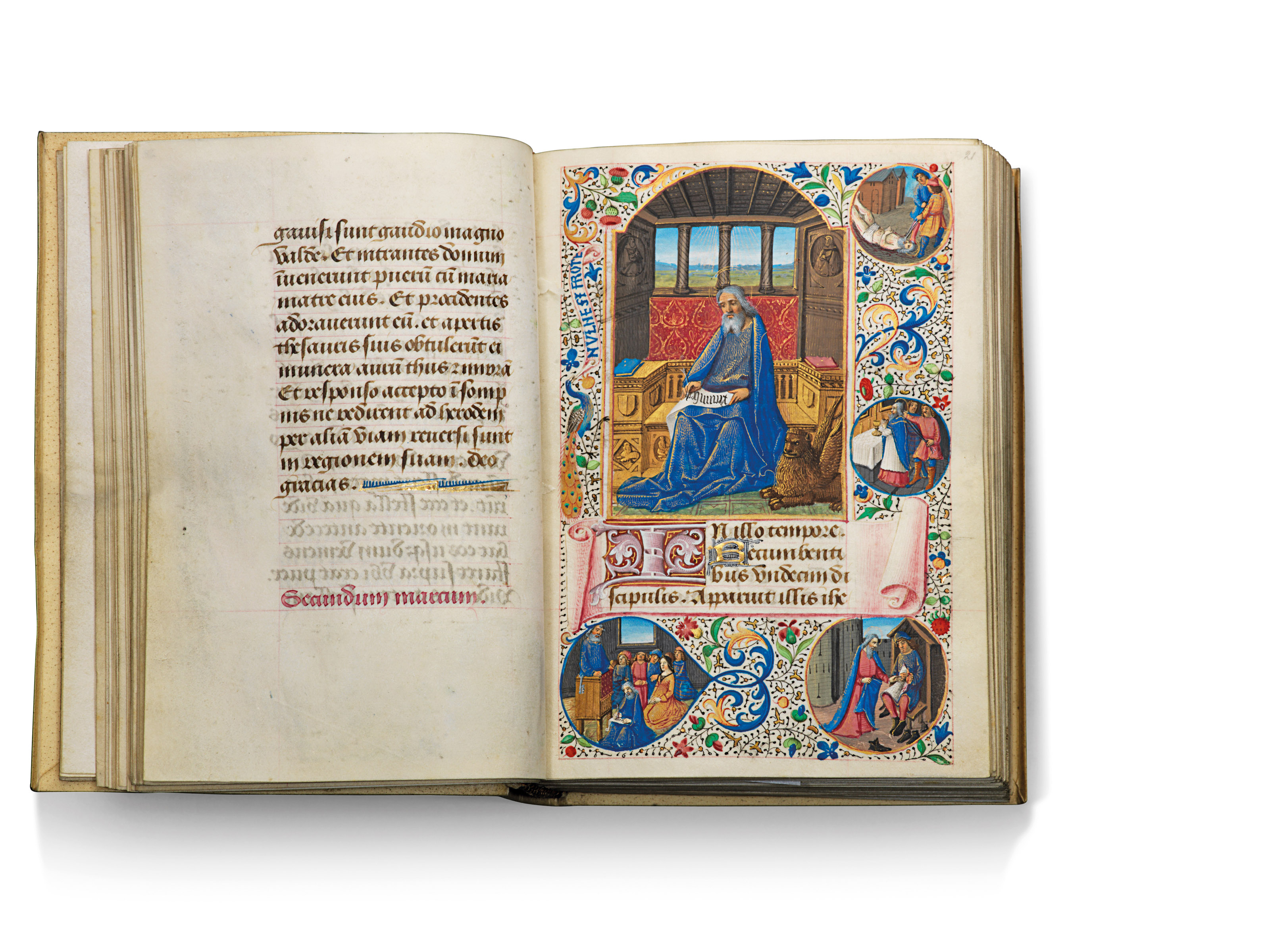 BOOK OF HOURS OF ANTHONY OF BURGUNDY, use of Rome, in Latin ...