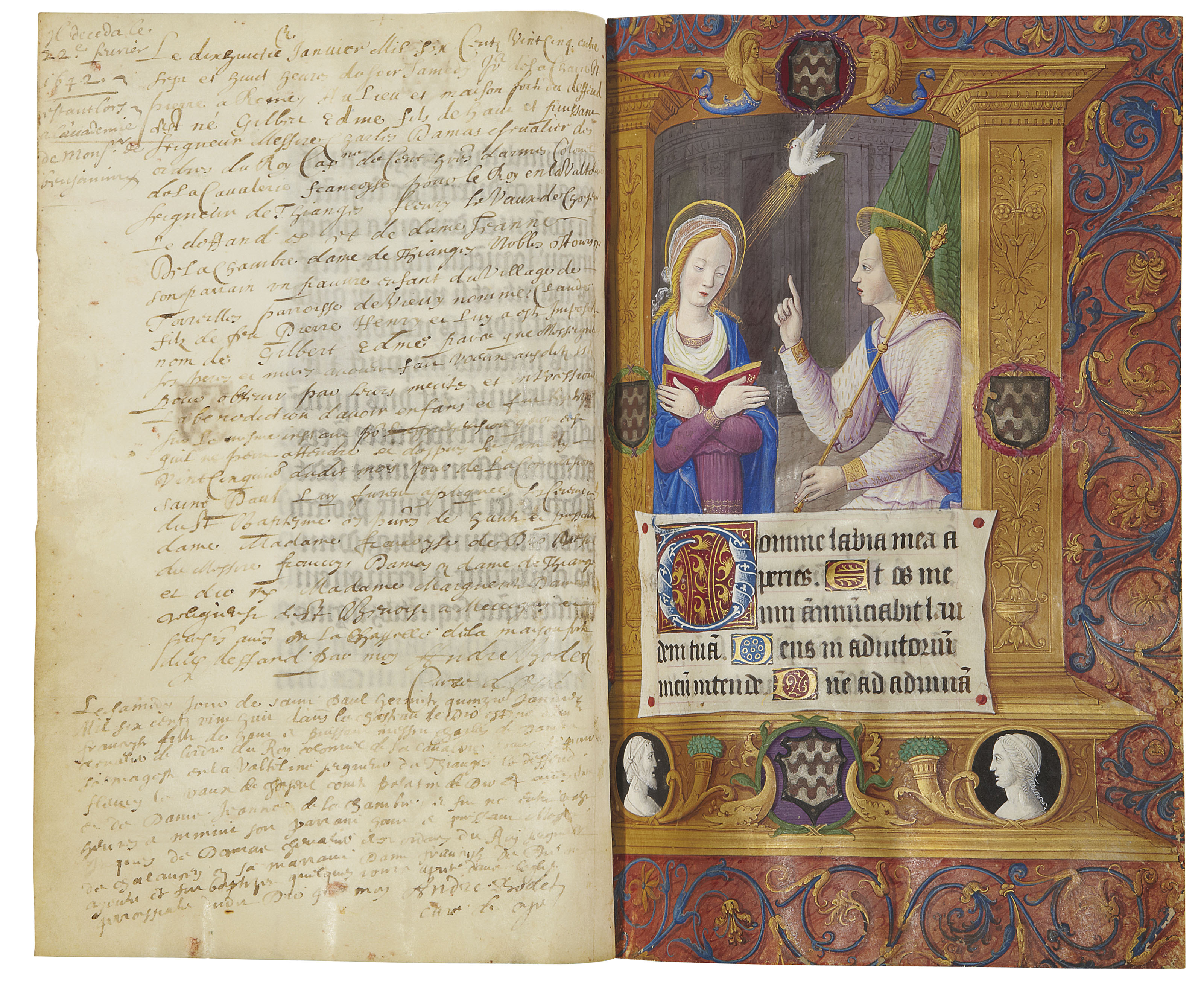 THE ROCHECHOUART DE MORTEMART HOURS, use of Rome, in Latin, illuminated