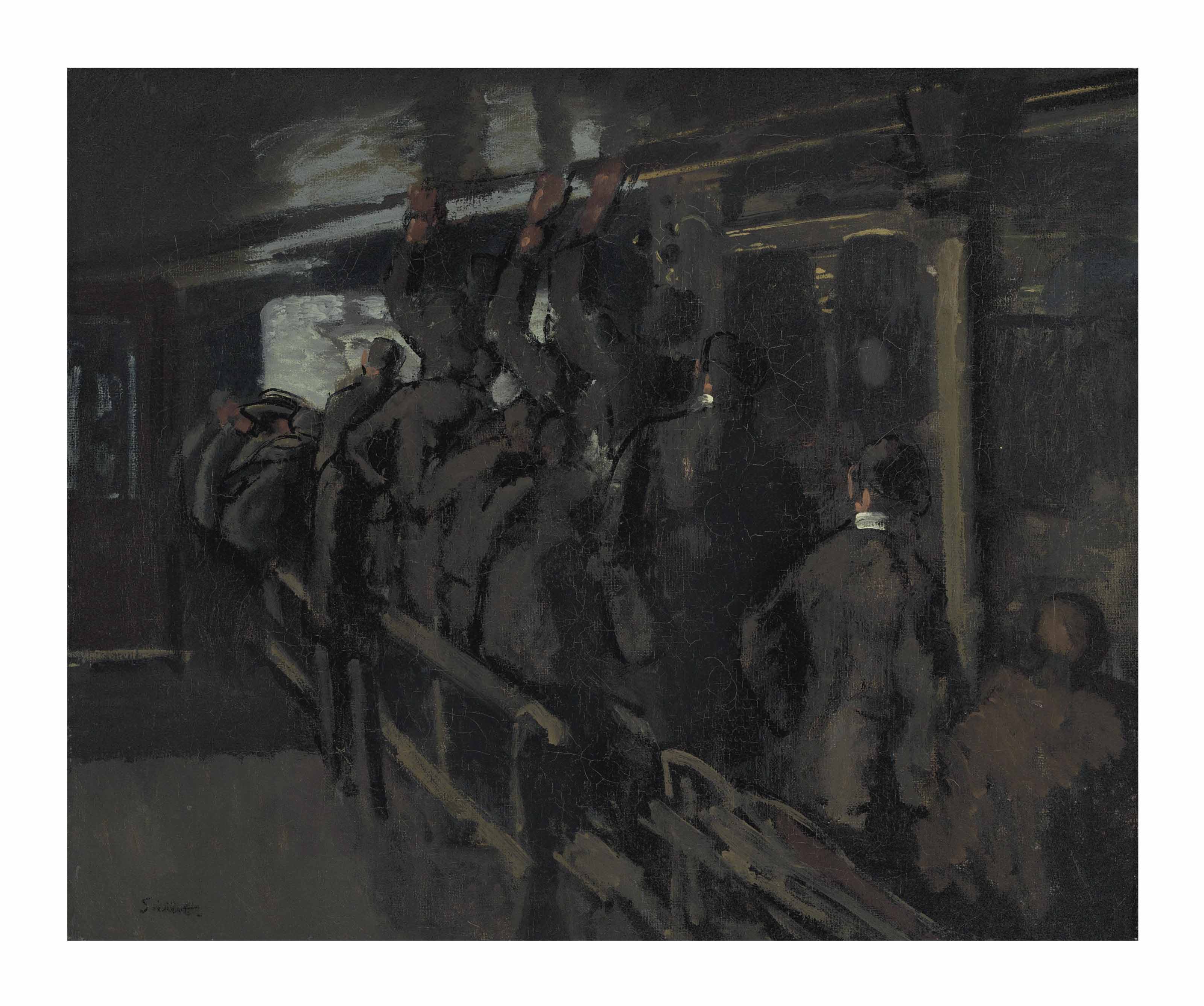 Walter Richard Sickert, The Gallery at the Old Mogul, 1906, sold for £140,500 on 20 June 2016 at Christie's in London