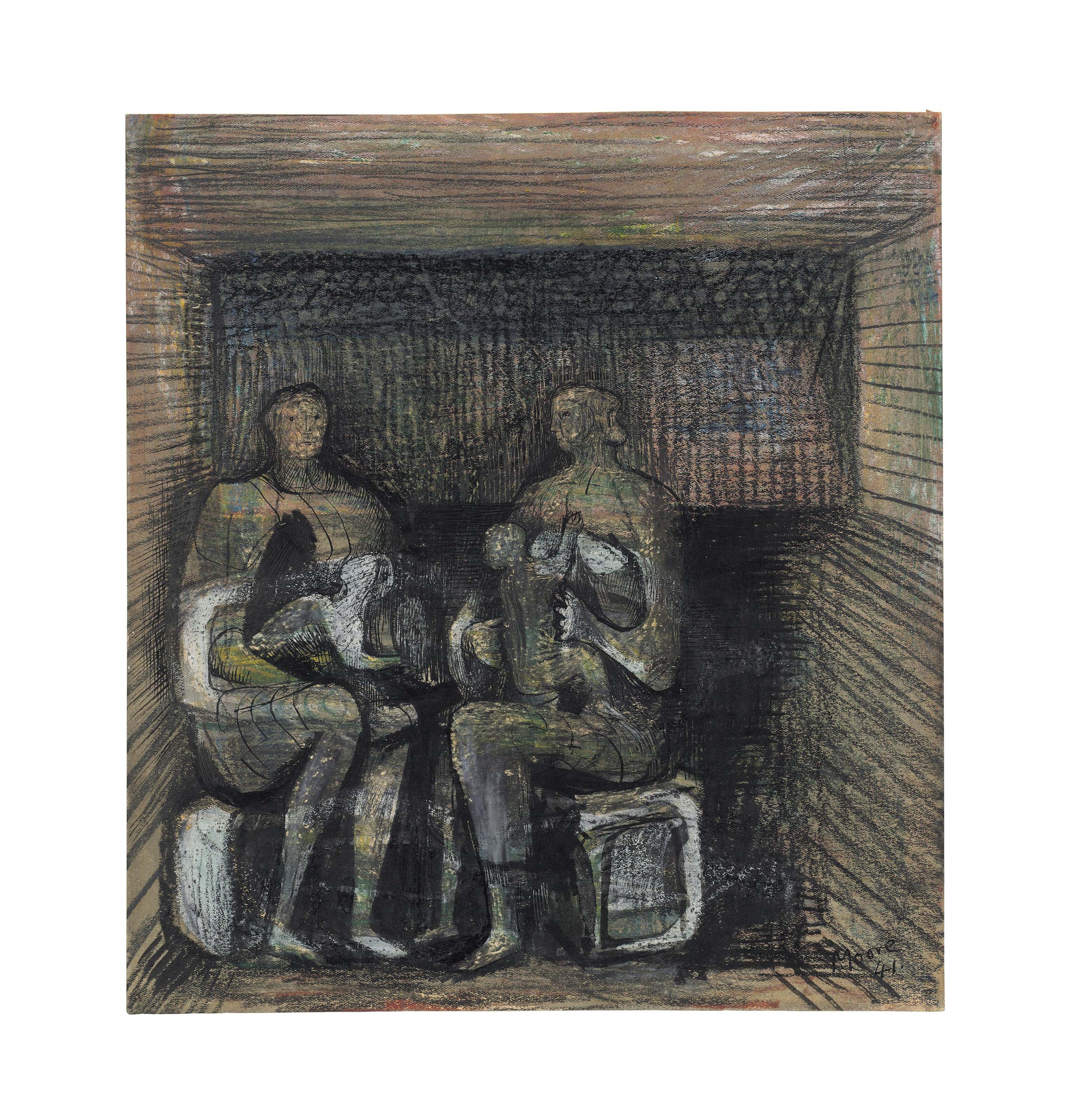 Two Women and Children