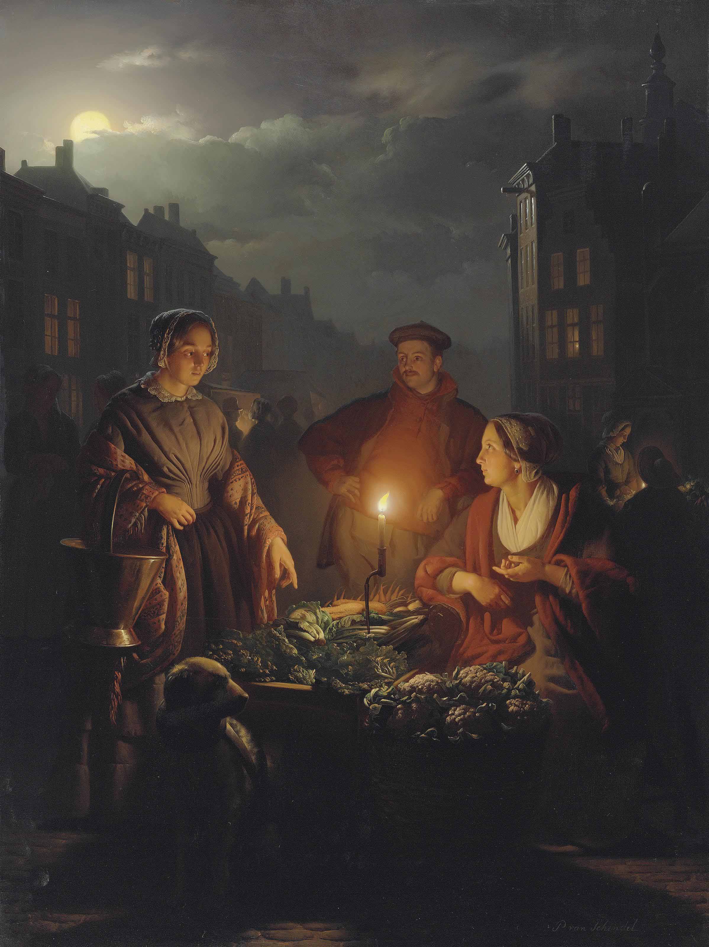 Petrus van Schendel (Belgian, 1806-1870) - auctions & price archive