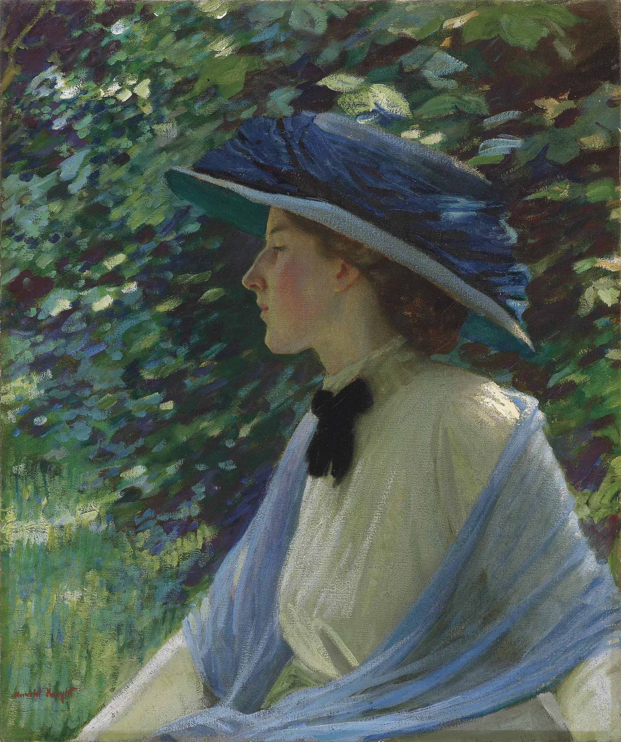 Harold Knight R A 1874 1961 Portrait Of Florence 20th