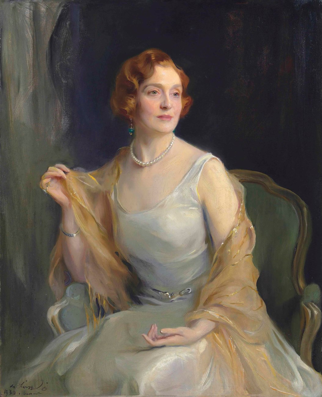 Philip Alexius de László (18691937), Portrait of Cicely Wigan, née