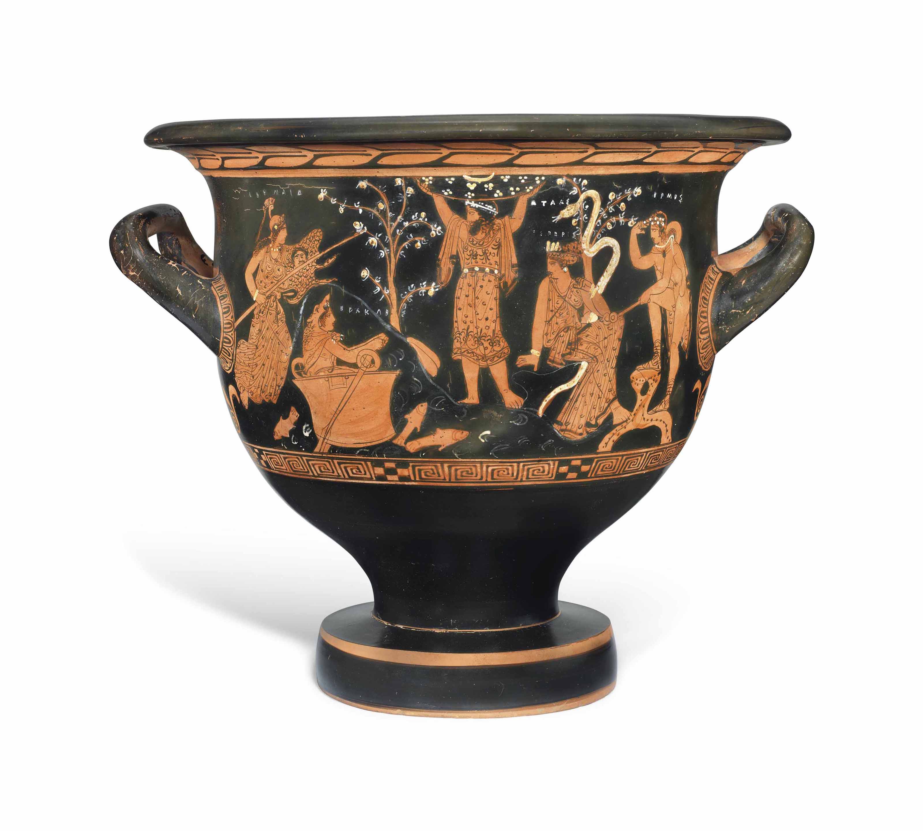 AN ATTIC REDFIGURED BELLKRATER