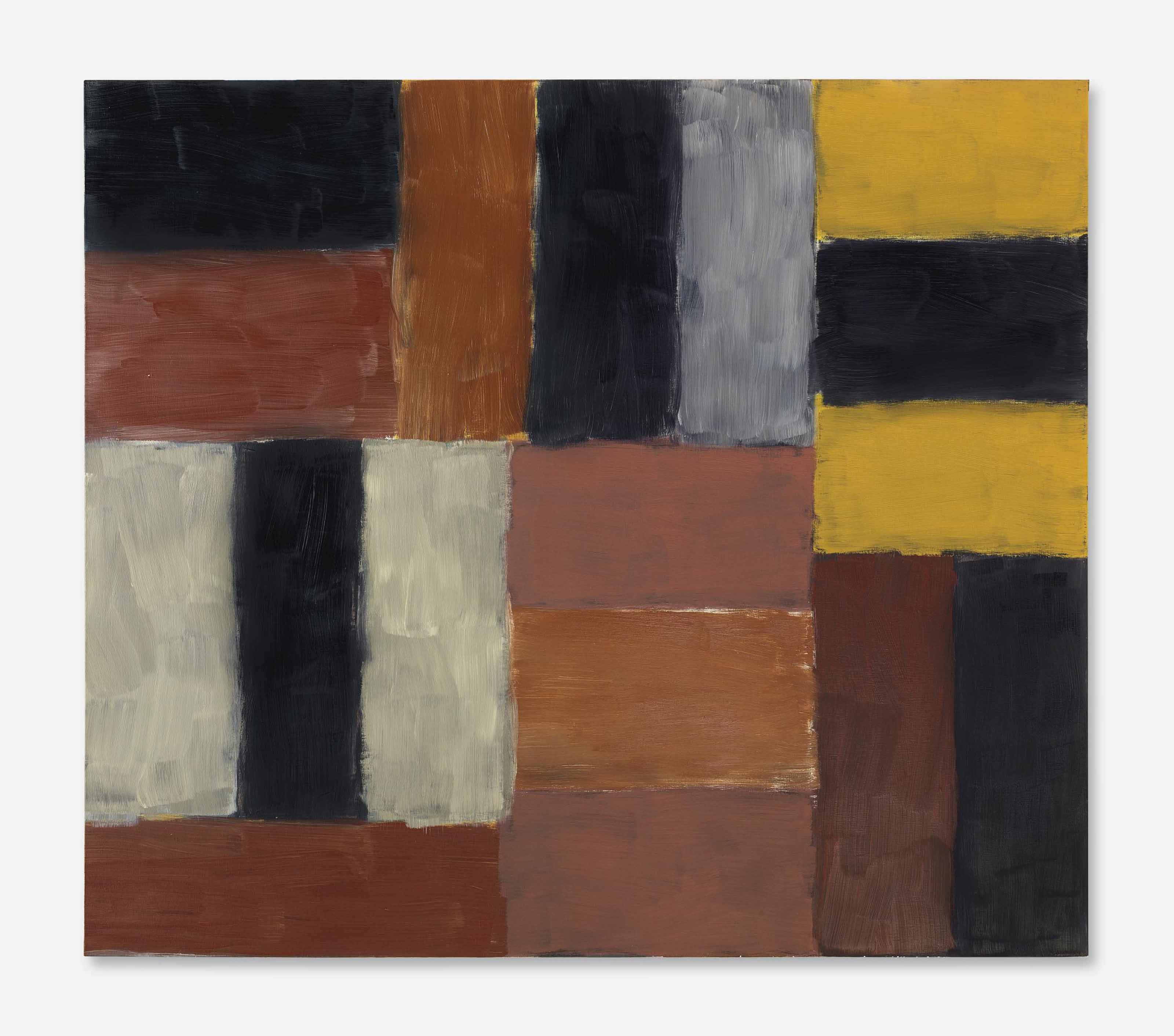 Sean Scully B 1945 Wall Of Light Orange Red 2000s