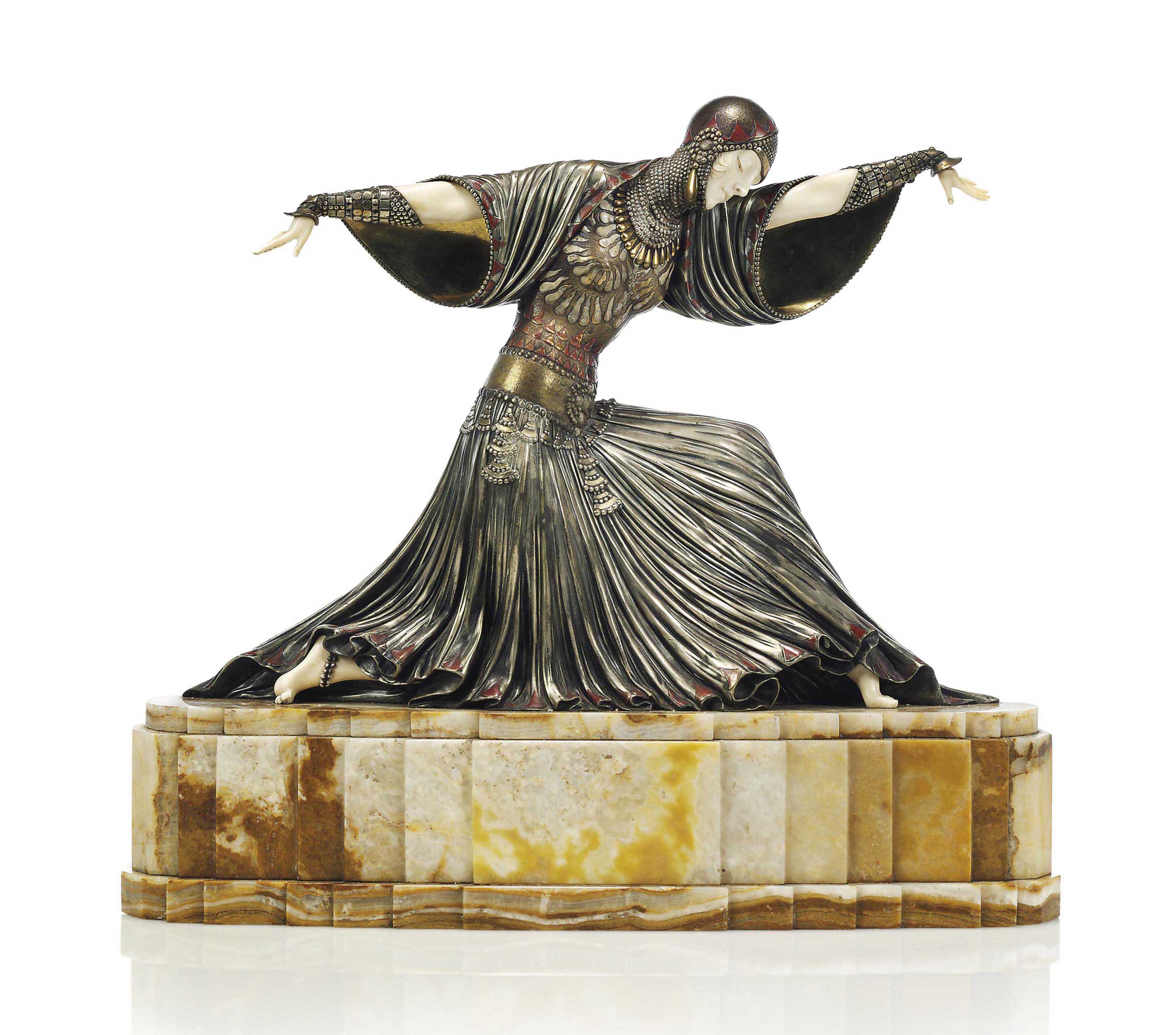 demetre chiparus bronze
