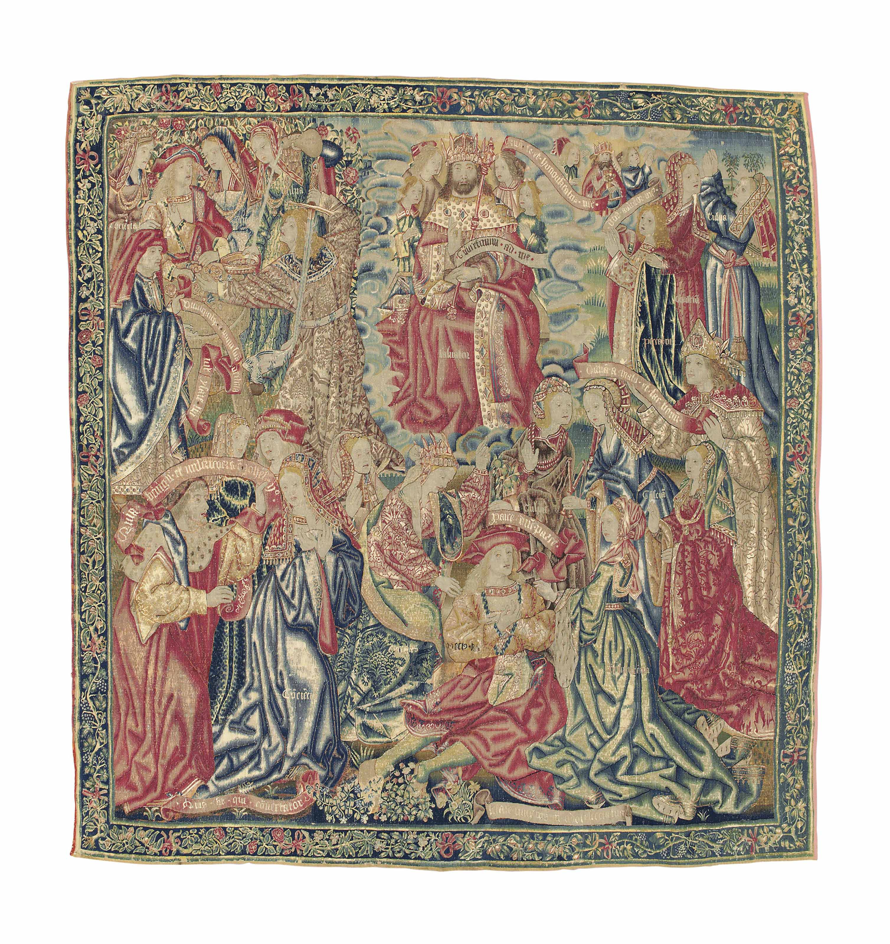 A FLEMISH BIBLICAL TAPESTRY