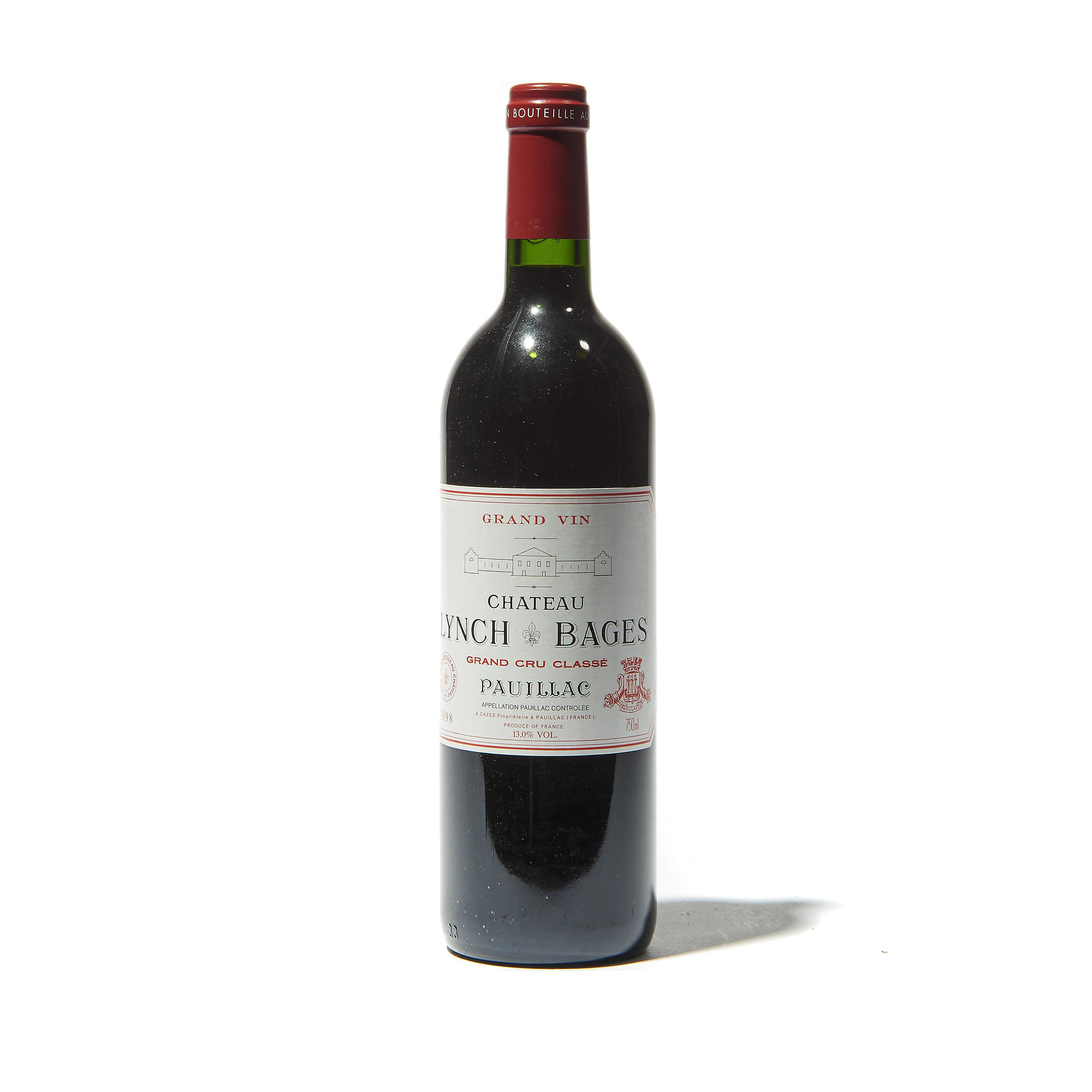 Château Lynch-Bages 1998, Pauillac, 5ème cru classé | Christie’s