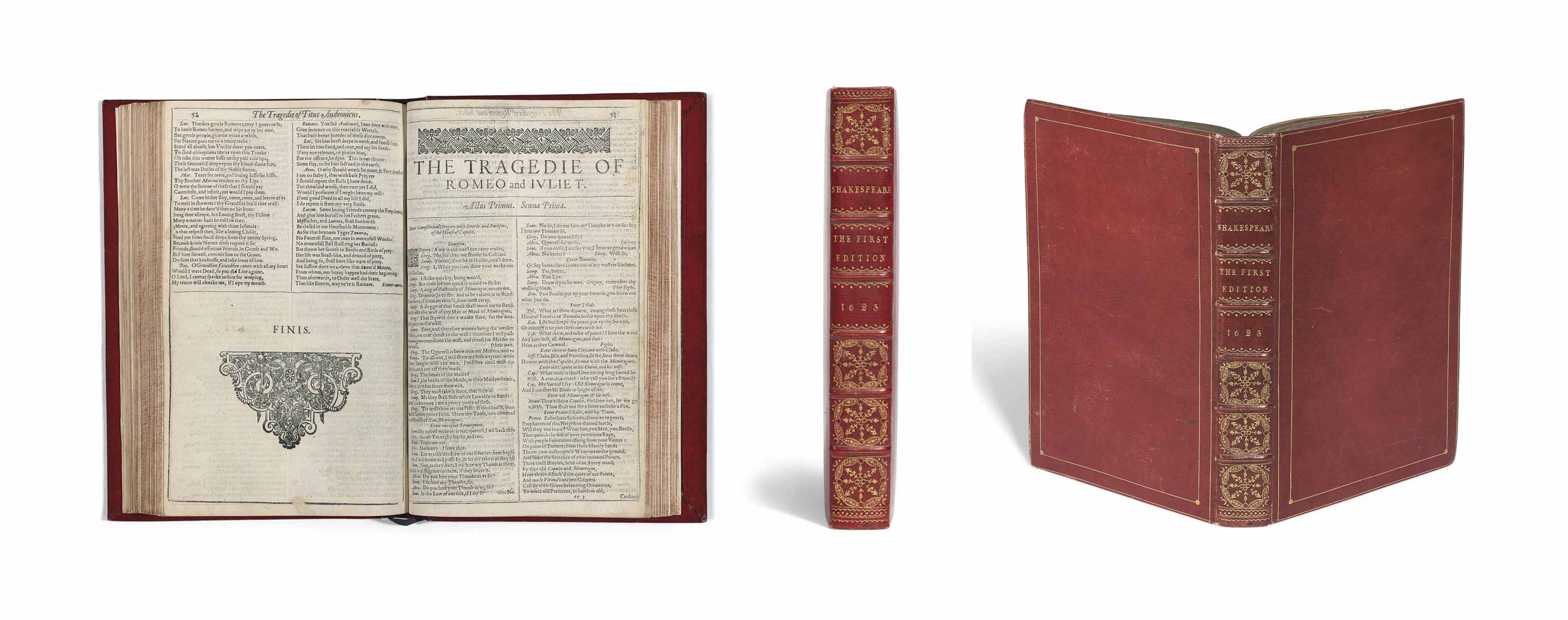 Shakespeare William 1564 1616 Comedies Histories And Tragedies Edited By John Heminge D 1630 And Henry Condell D 1627 London Isaac Jaggard And Edward Blount At The Charges Of W Jaggard Ed Blount