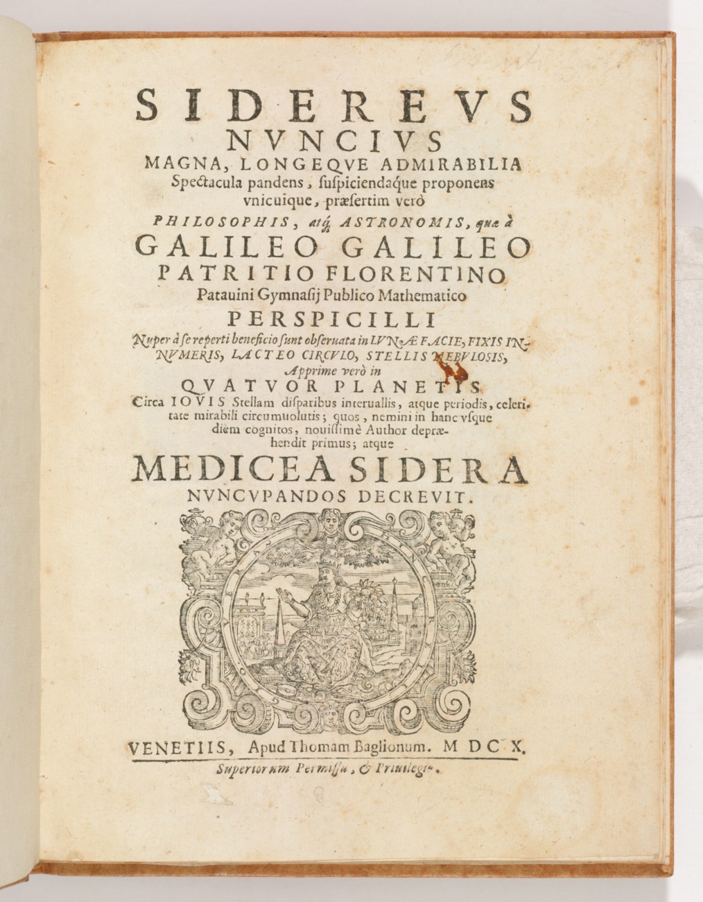 GALILEI, Galileo (1564-1642). Sidereus nuncius magna, longeque ...