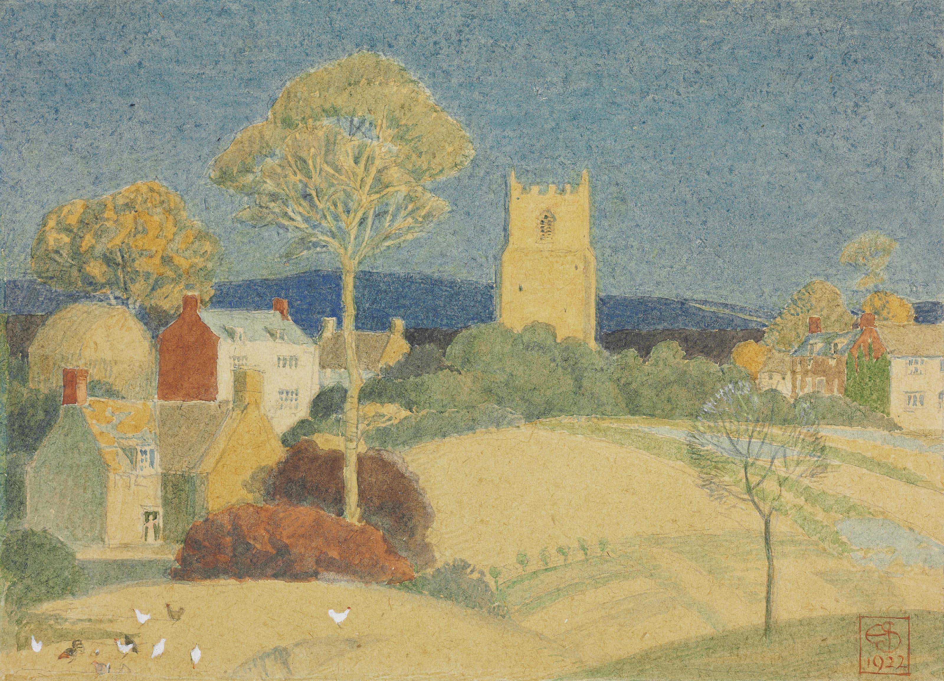 Joseph Edward Southall (Nottingham 18611944 Birmingham) , Haddenham