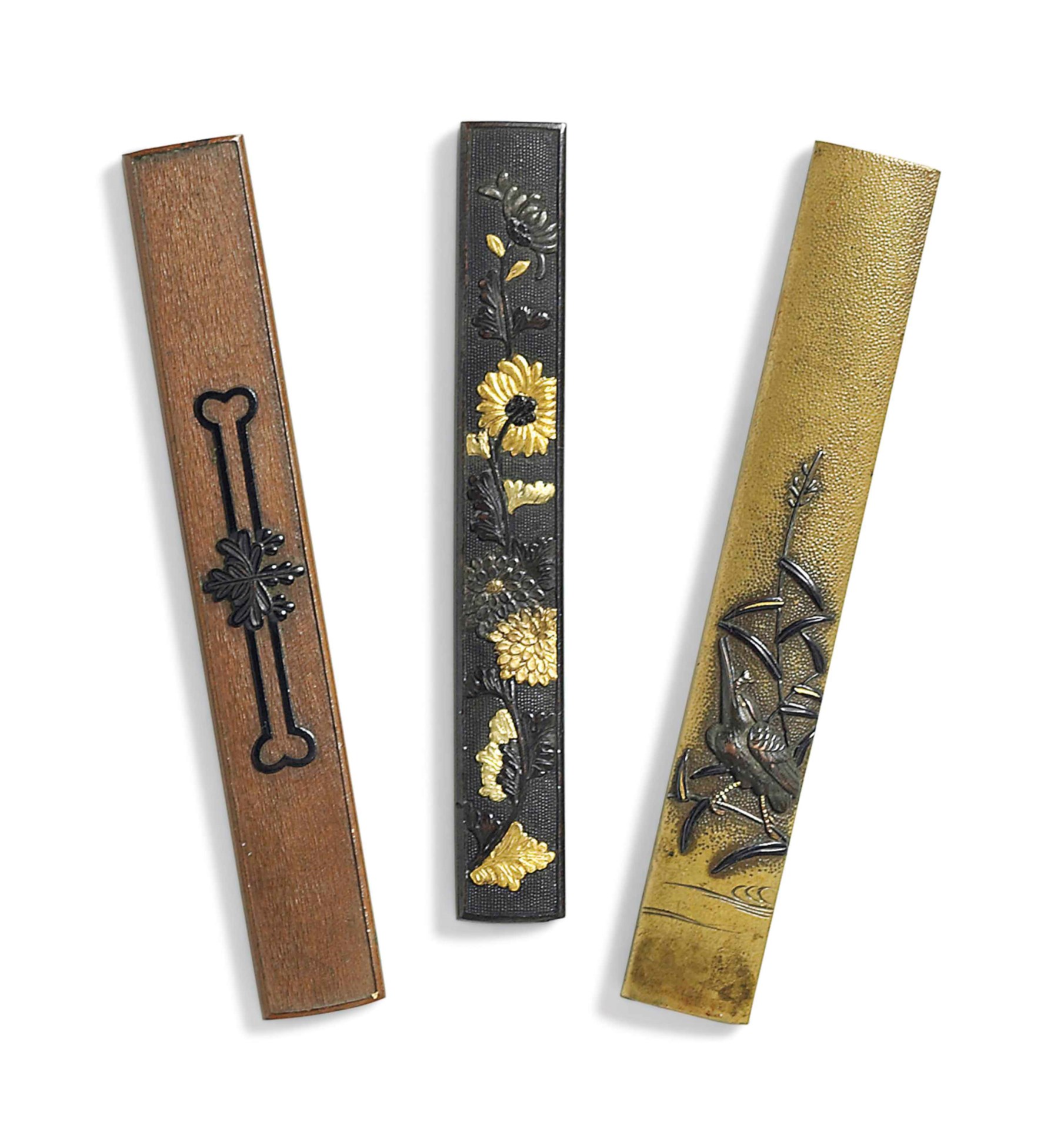THREE JAPANESE KOZUKA