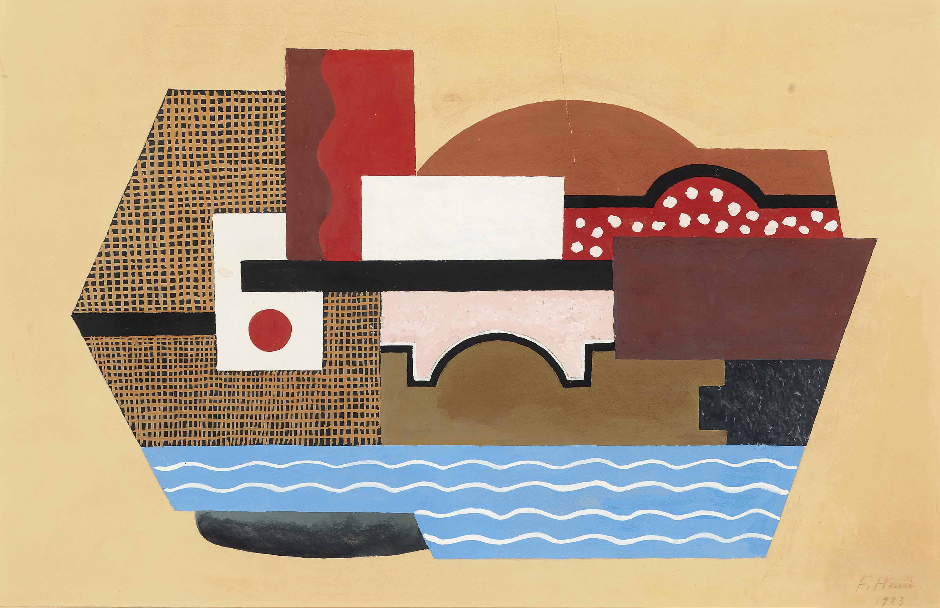 File:1956. Henry Dorchy. Volants, Gouache sur papier, 45 x 31,5 cm.jpg - Wikimed