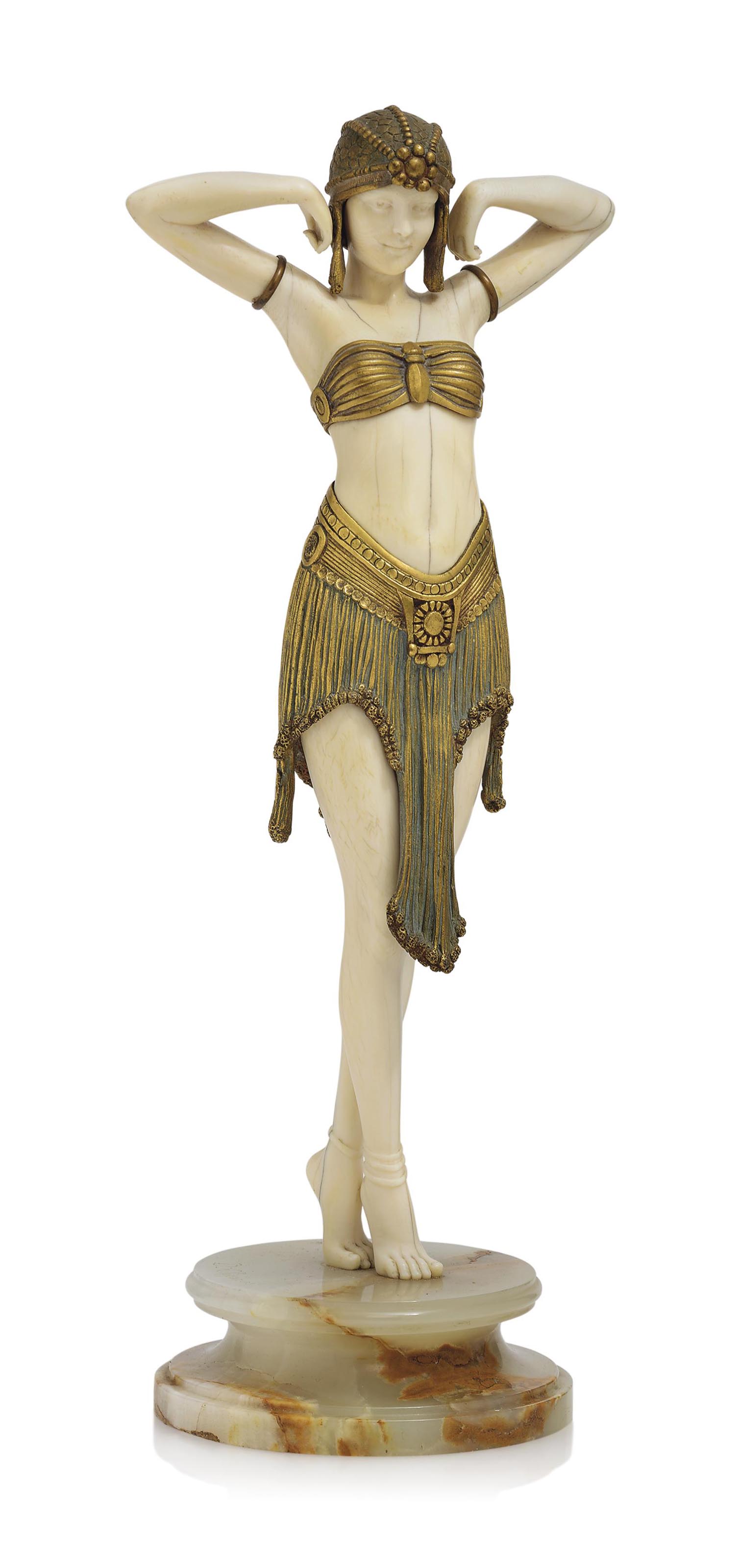 bronze and ivory figures