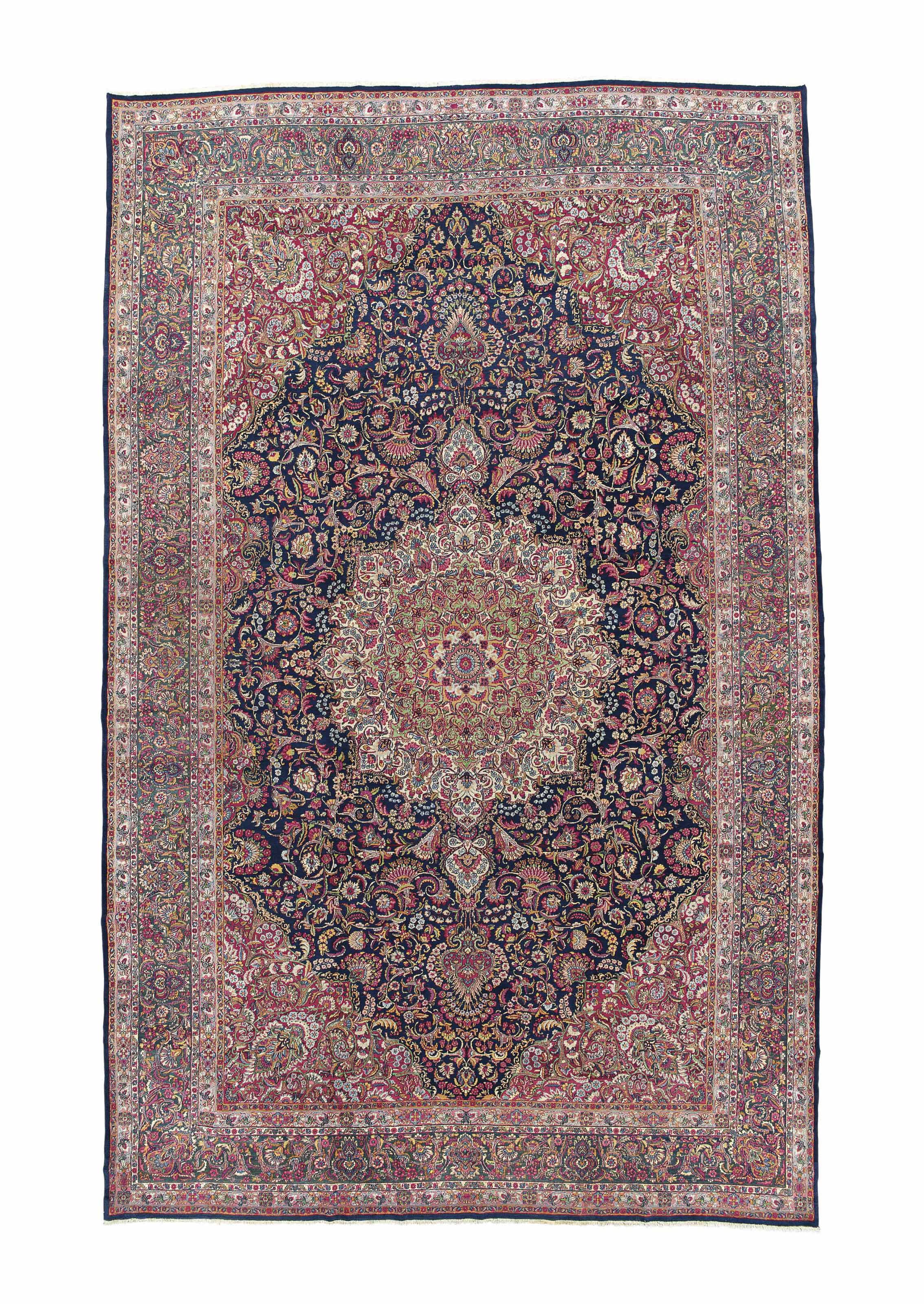 1930 model a carpet on A Kirman Carpet