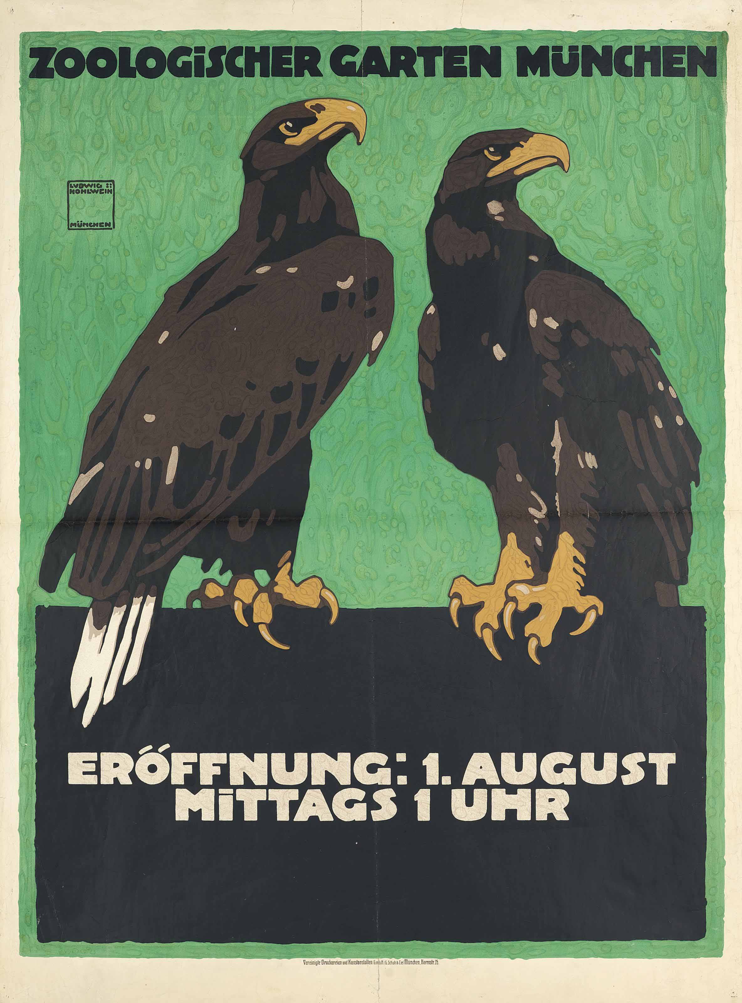 Ludwig Hohlwein 1874 1949 Zoologischer Garten Munchen Christie S