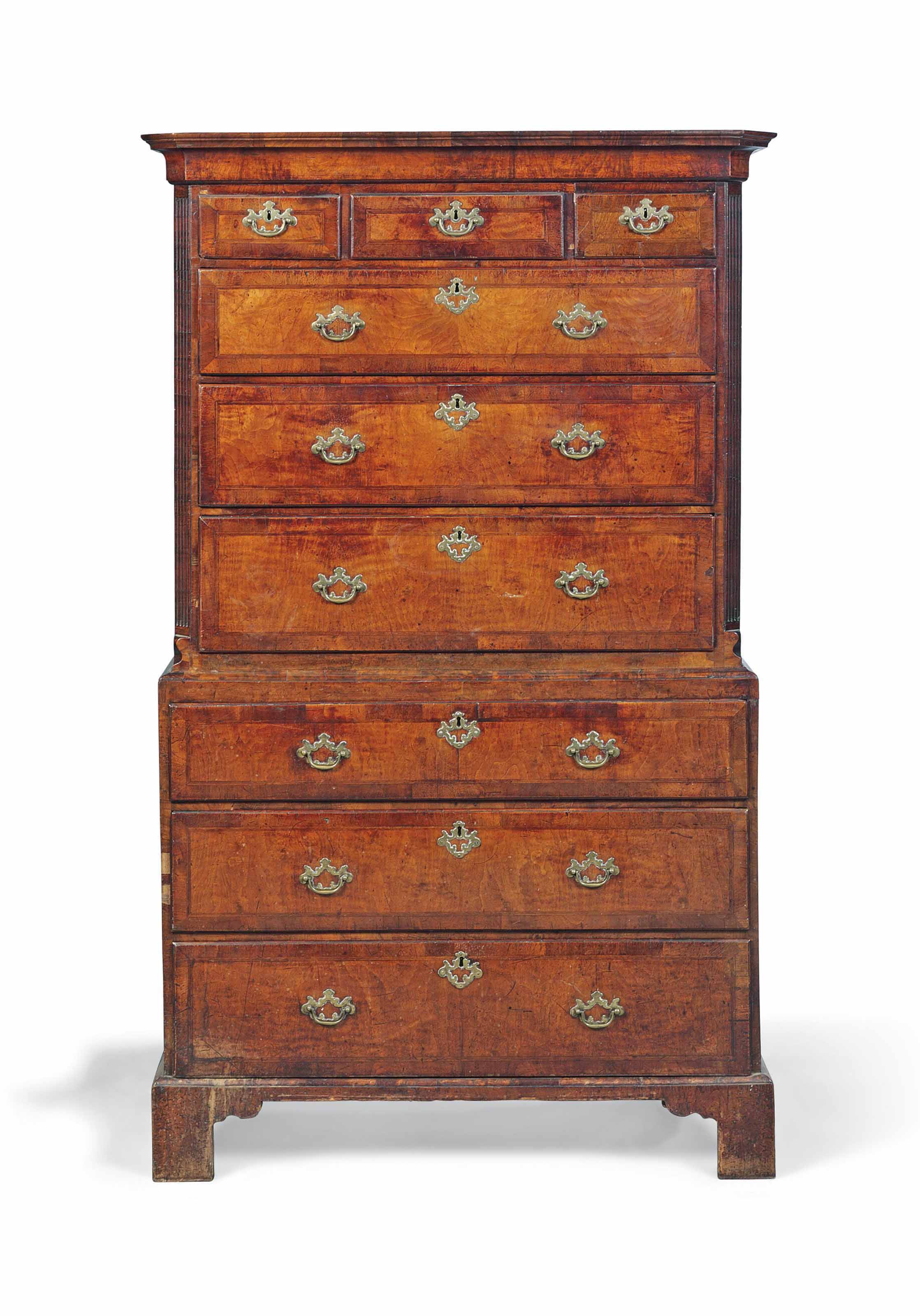 oak tall boy dresser