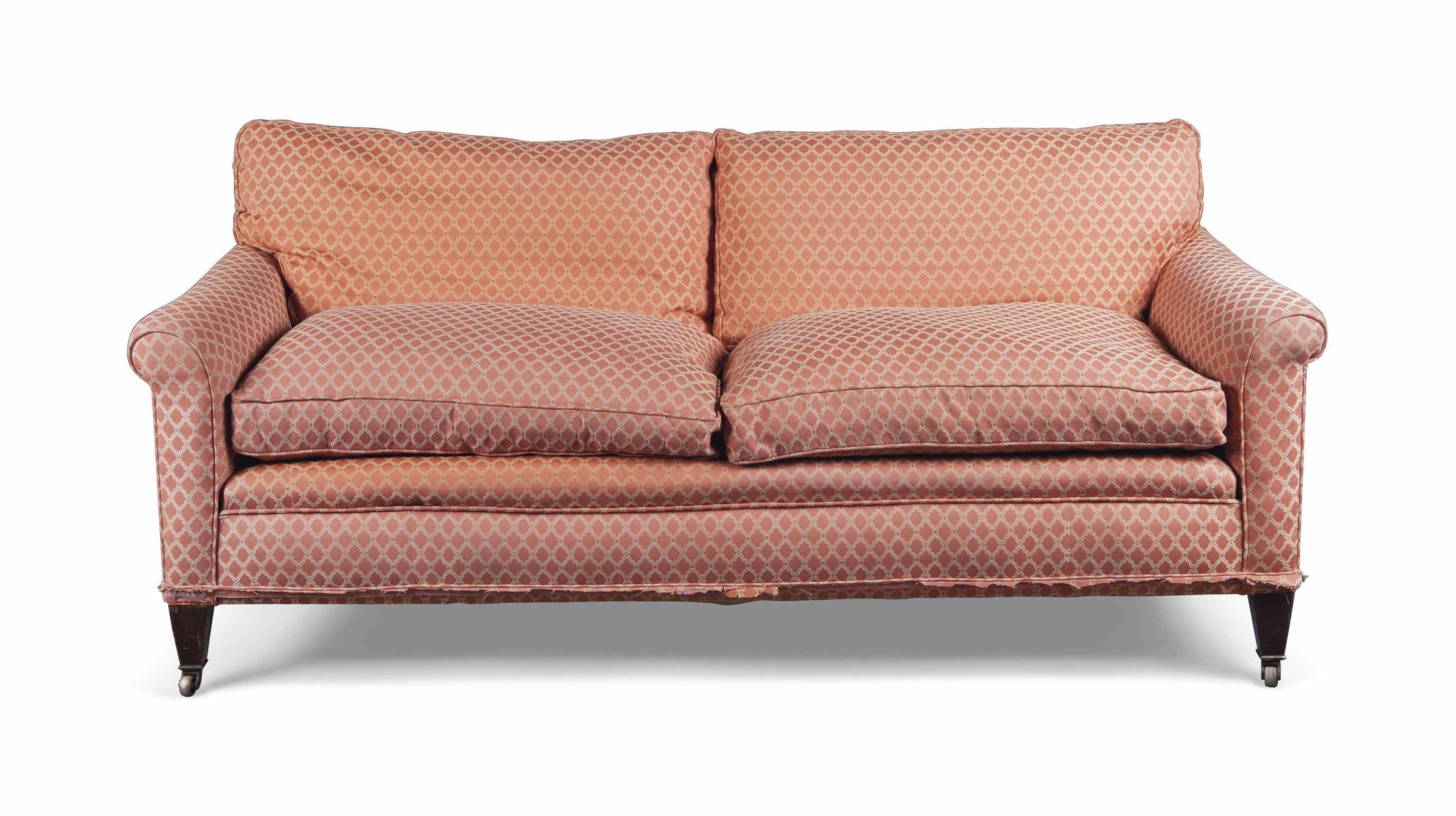 A LATE VICTORIAN OR EDWARDIAN SOFA , BY HOWARD & SONS LTD., CIRCA 1900 Christie's