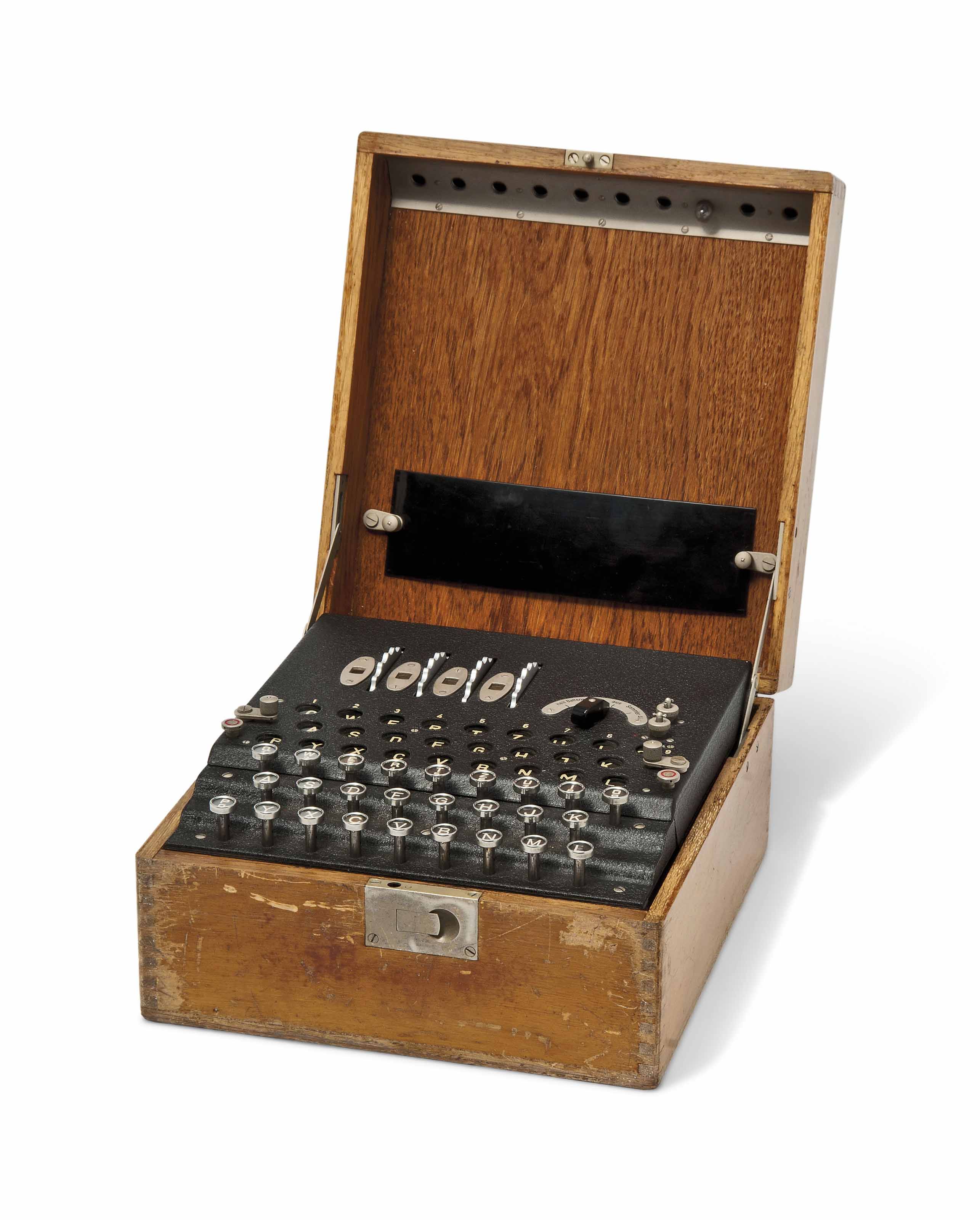A RARE KMODEL ENIGMA CIPHER MACHINE