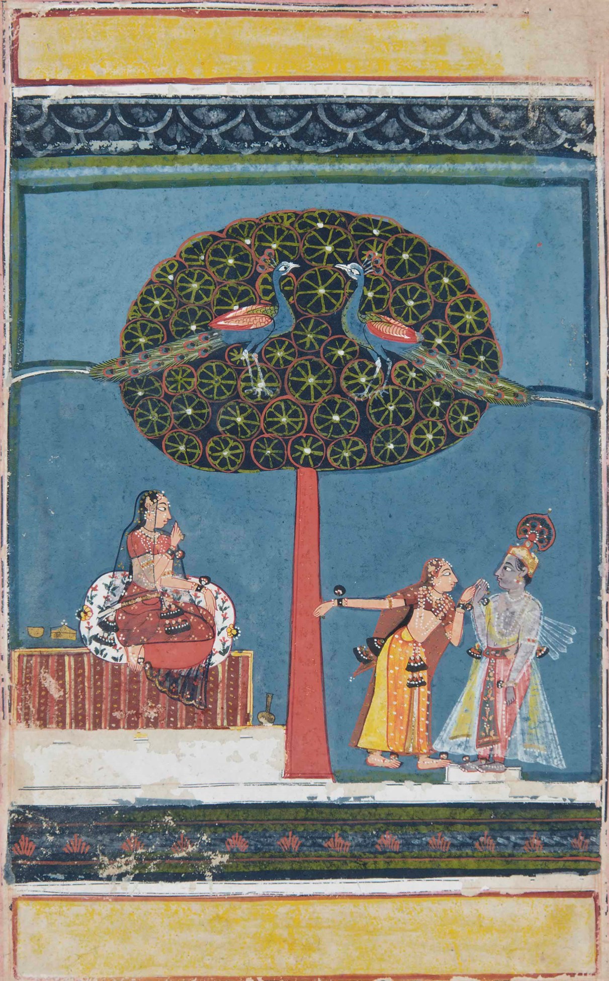 AN ILLUSTRATION TO A RASIKAPRIYA SERIES