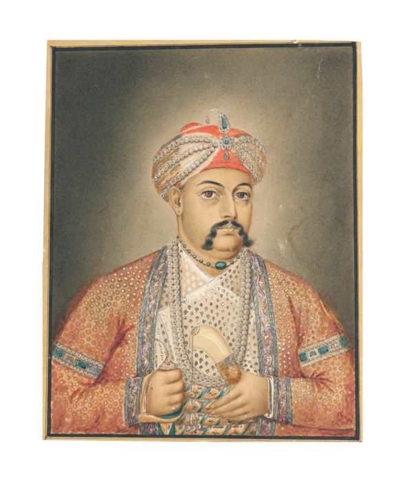 A PORTRAIT OF SHUJA ADDAWLA, NAWAB OF OUDH, LUCKNOW, INDIA, FIRST HALF