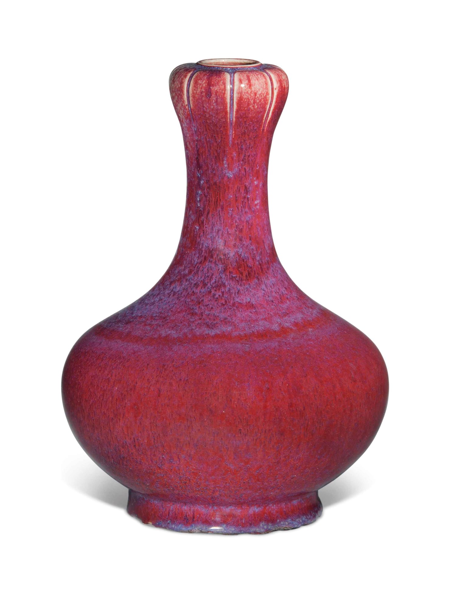 A FLAMBÉGLAZED GARLICMOUTH VASE, 18TH19TH CENTURY Christie's