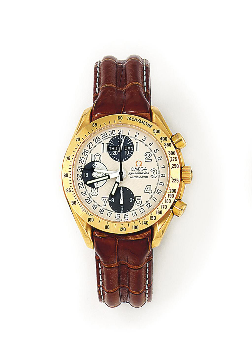 omega speedmaster automatic gold