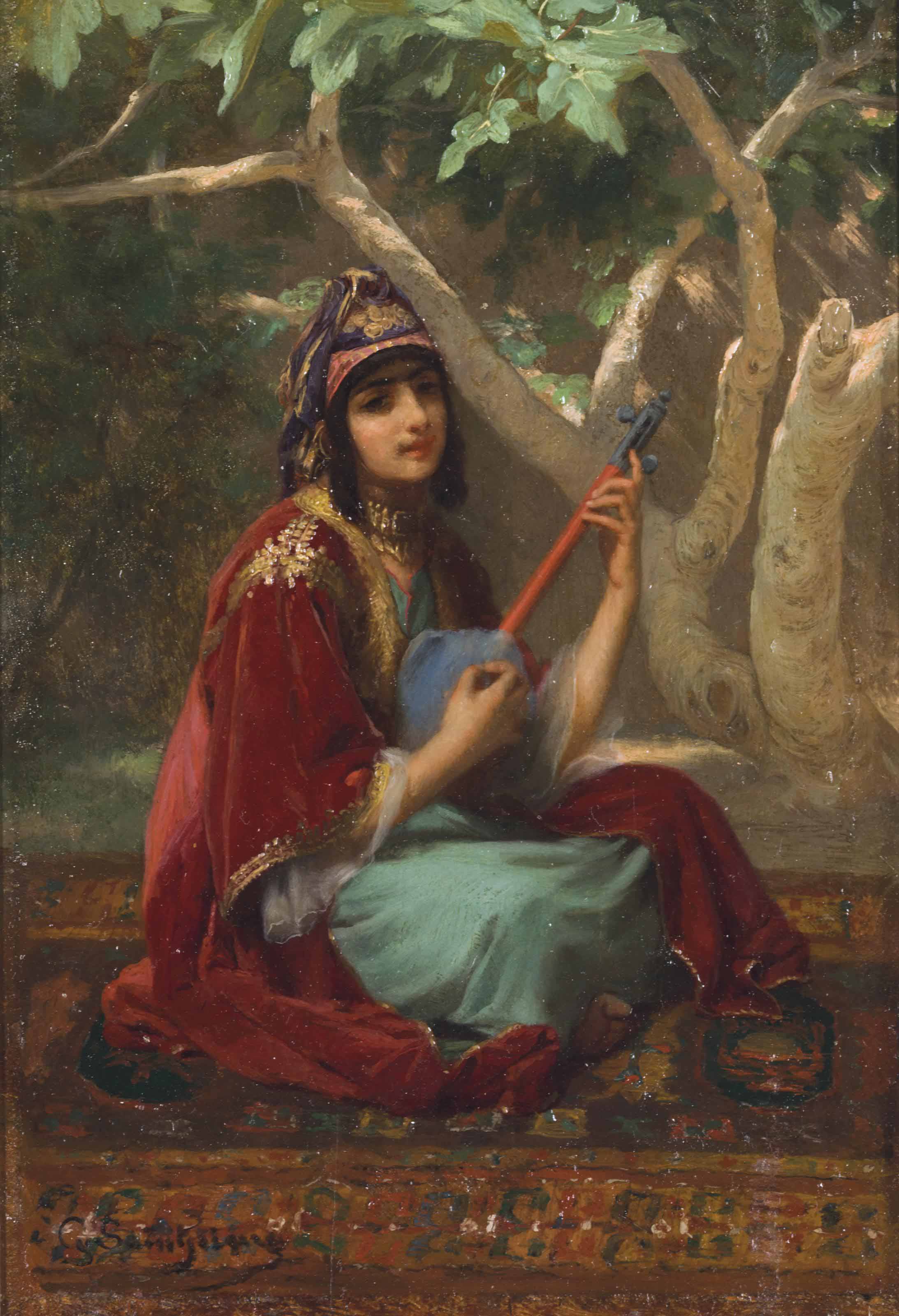 Gaston Casimir SaintPierre (FRENCH, 18331916) , Oriental musician