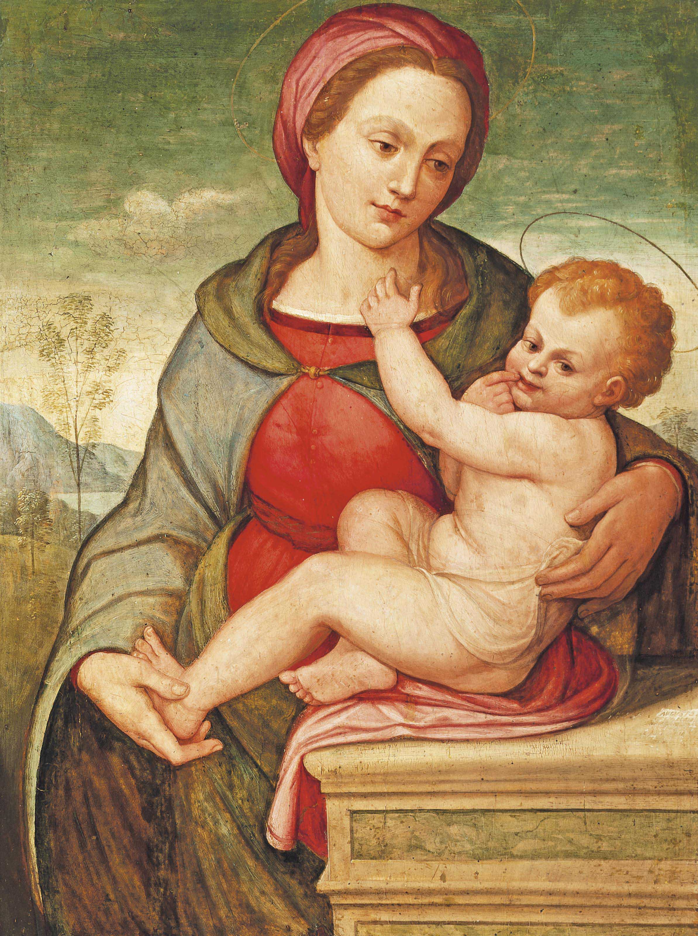 Mcq on andrea del sarto picture