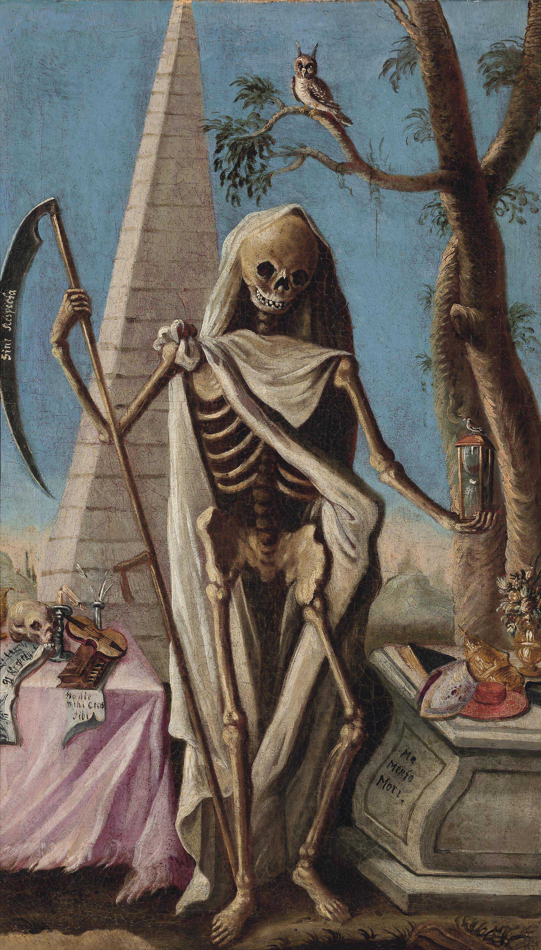 Italian School Early 18th Century Memento Mori Paintings