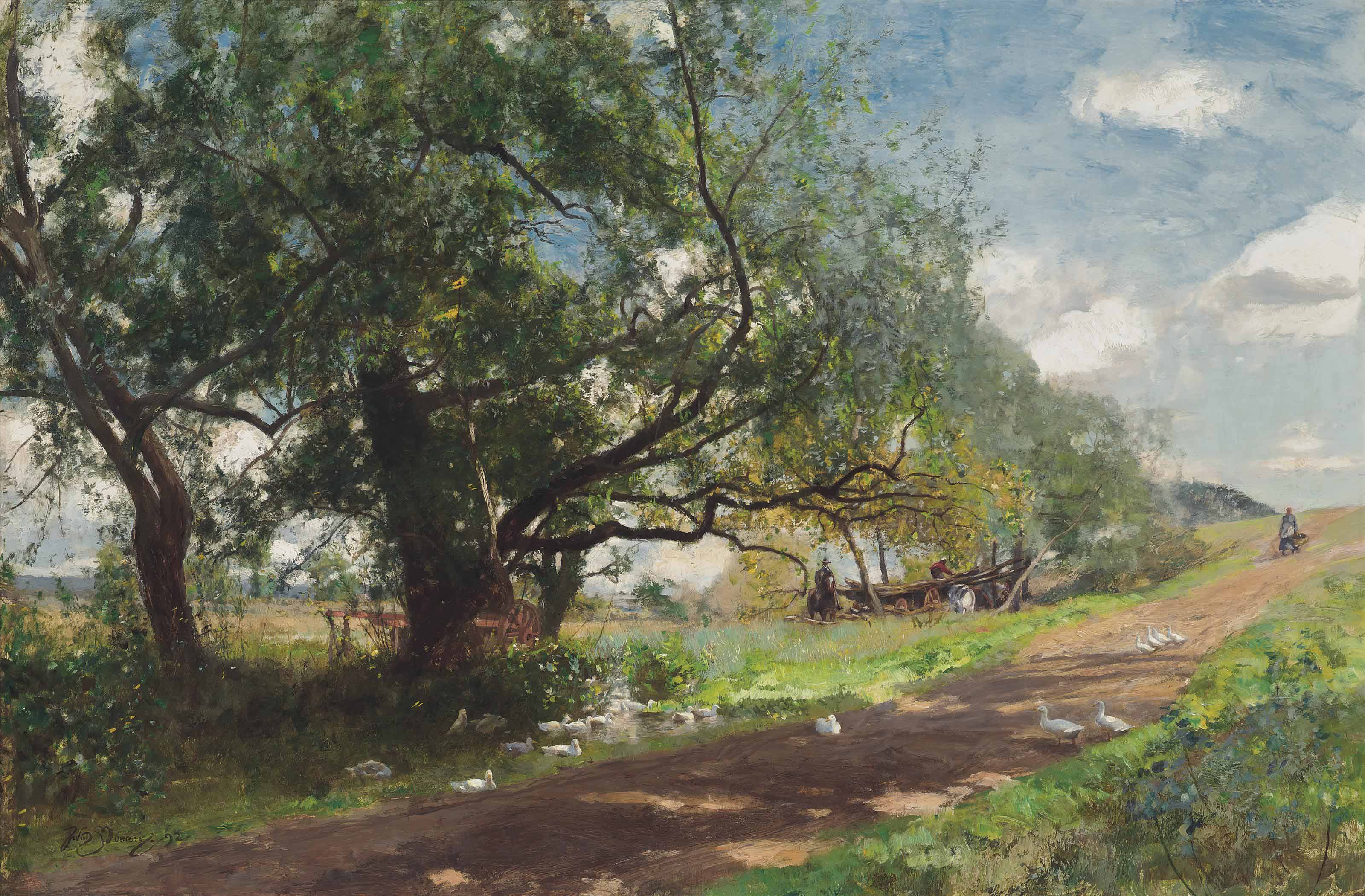 Sir David Murray, R.A., H.R.S.A., R.S.W. (1849-1933) , At Ringwood