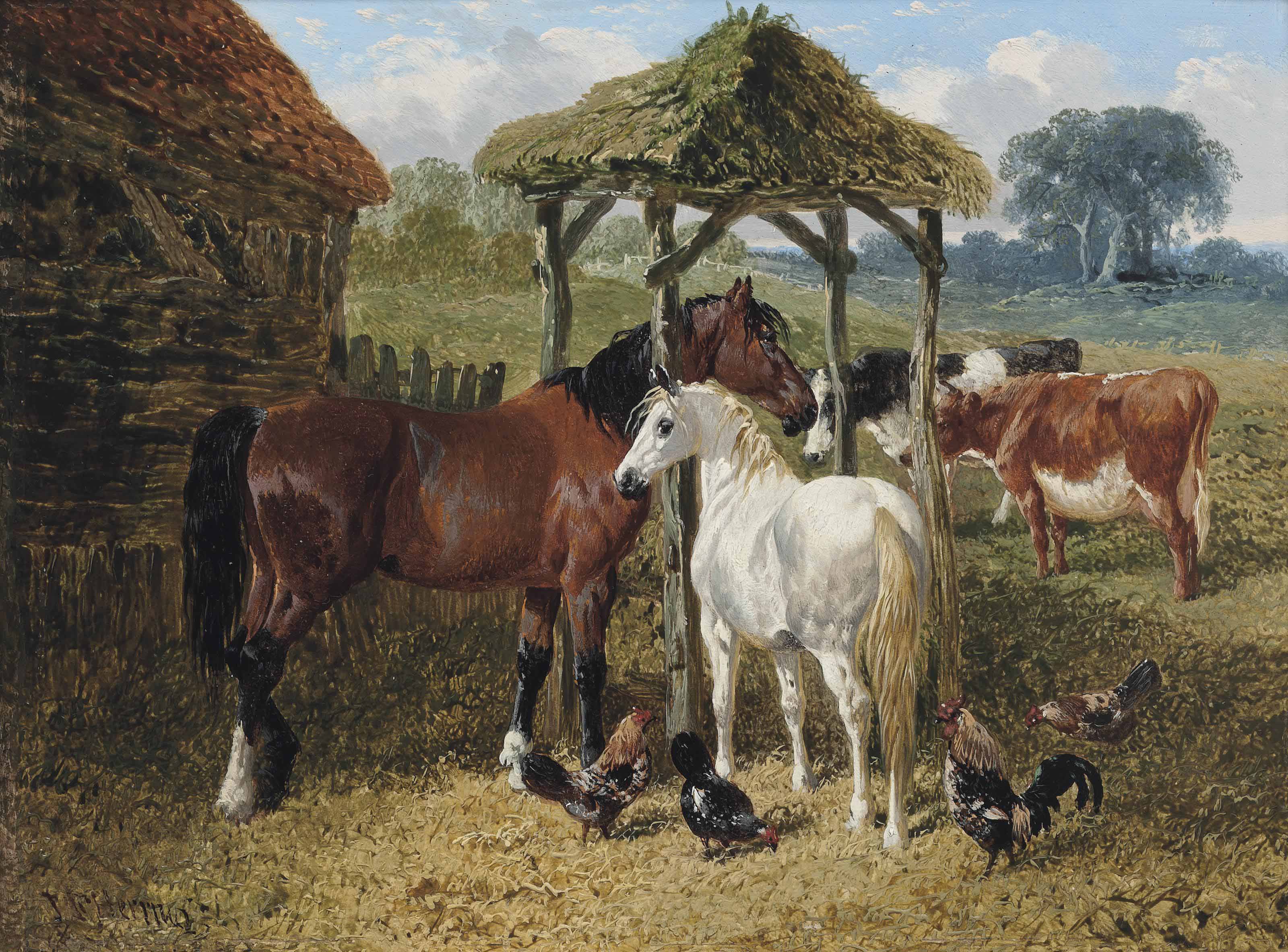 Британский художник John Frederick Herring, Jnr. (1815-1907)