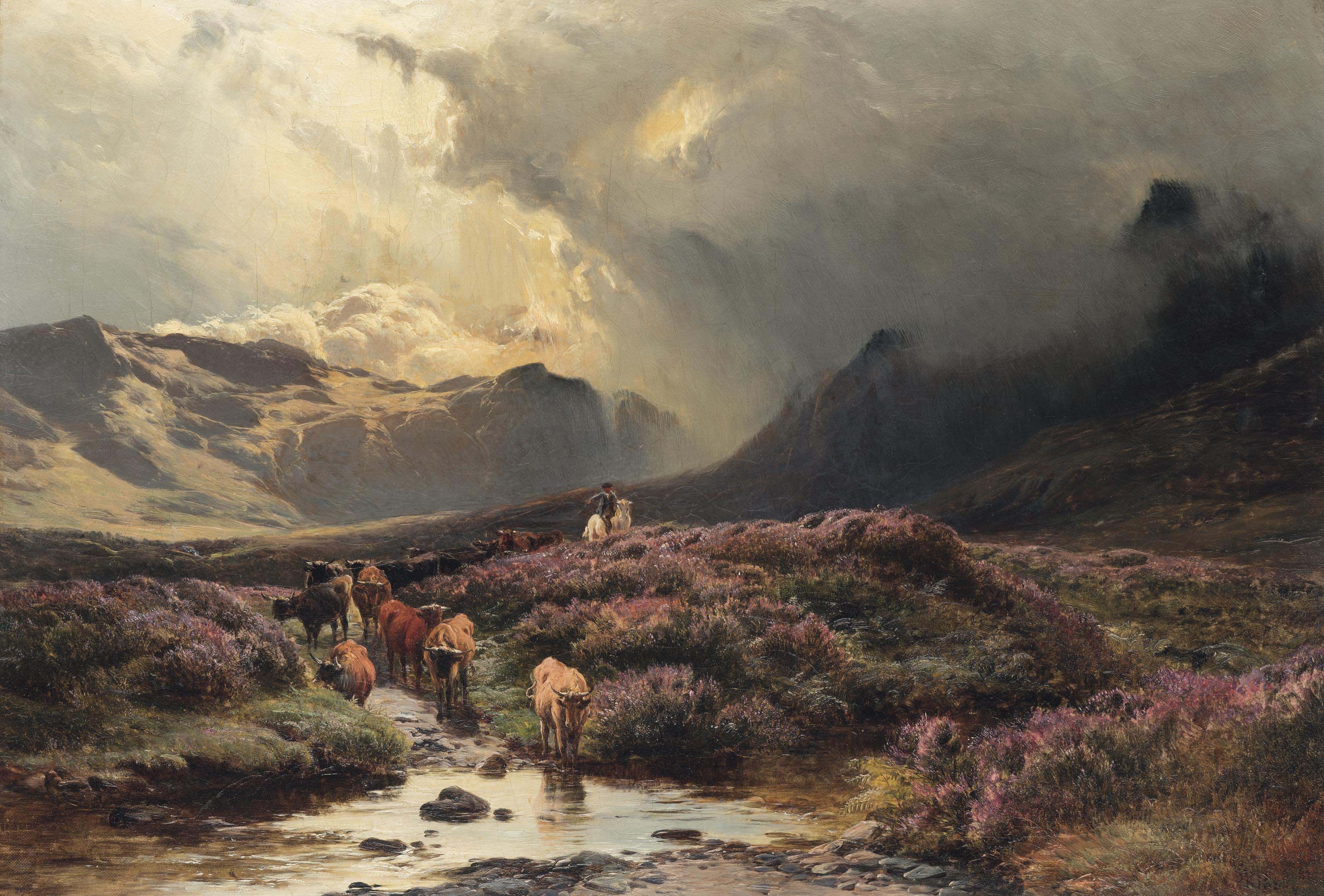 Sidney Richard Percy 1821 1886 The Incoming Storm Glencoe