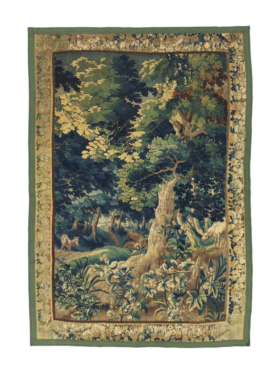 A FLEMISH VERDURE TAPESTRY, 17TH CENTURY Christie's