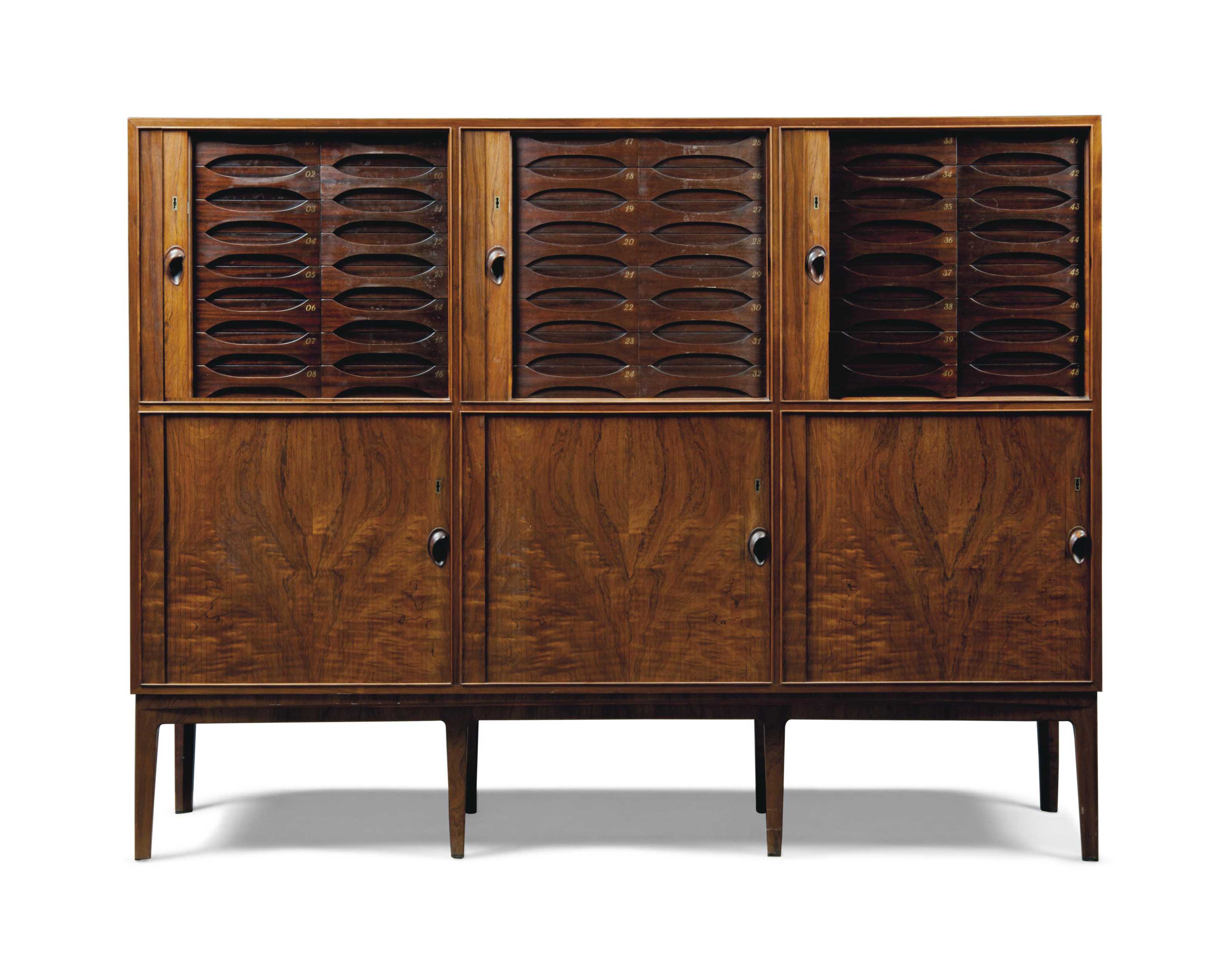 An Ole Wanscher 1903 1985 Attributed Rosewood Cabinet With