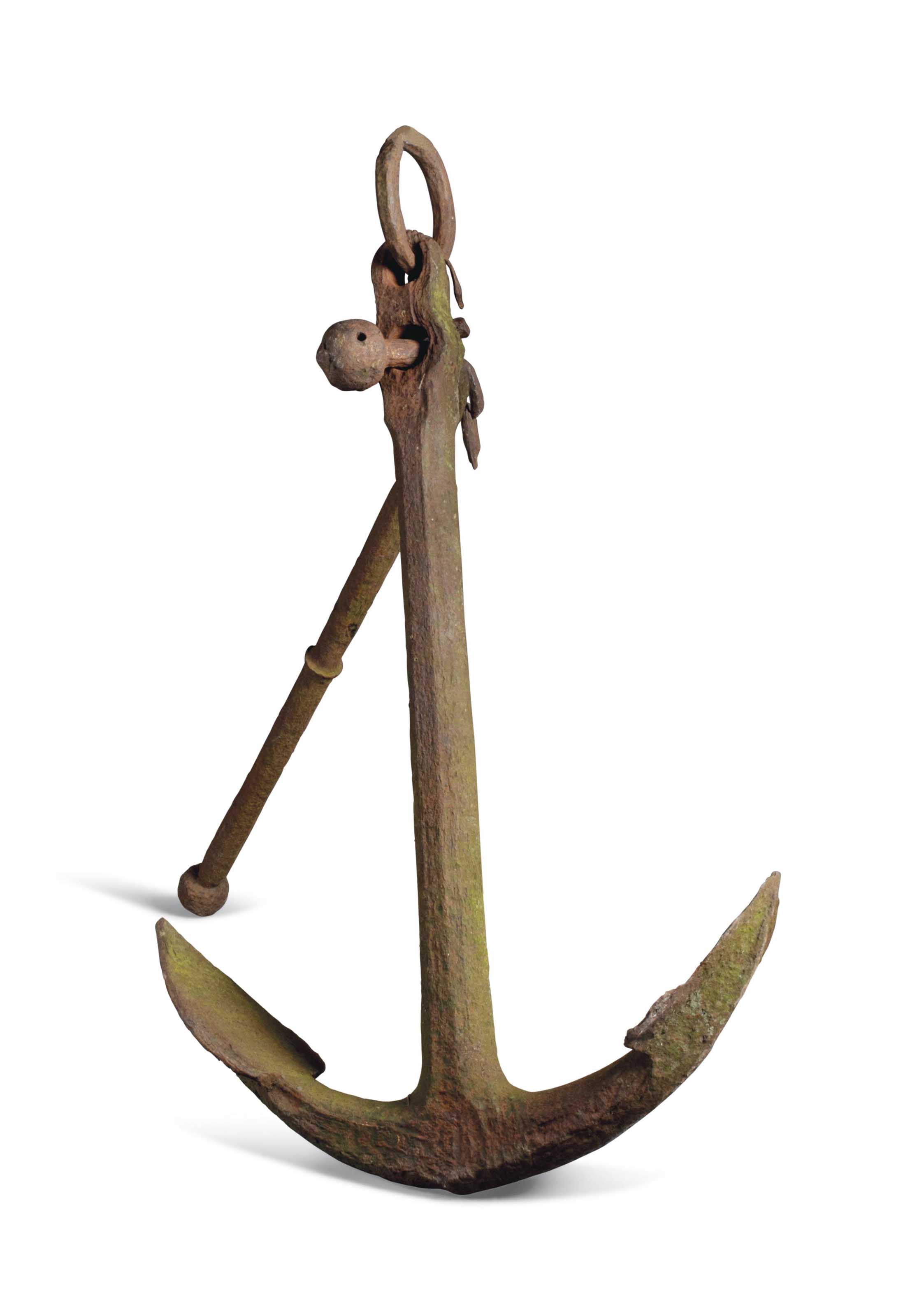 A LARGE IRON ANCHOR , PROBABLY 18TH CENTURY Christie's