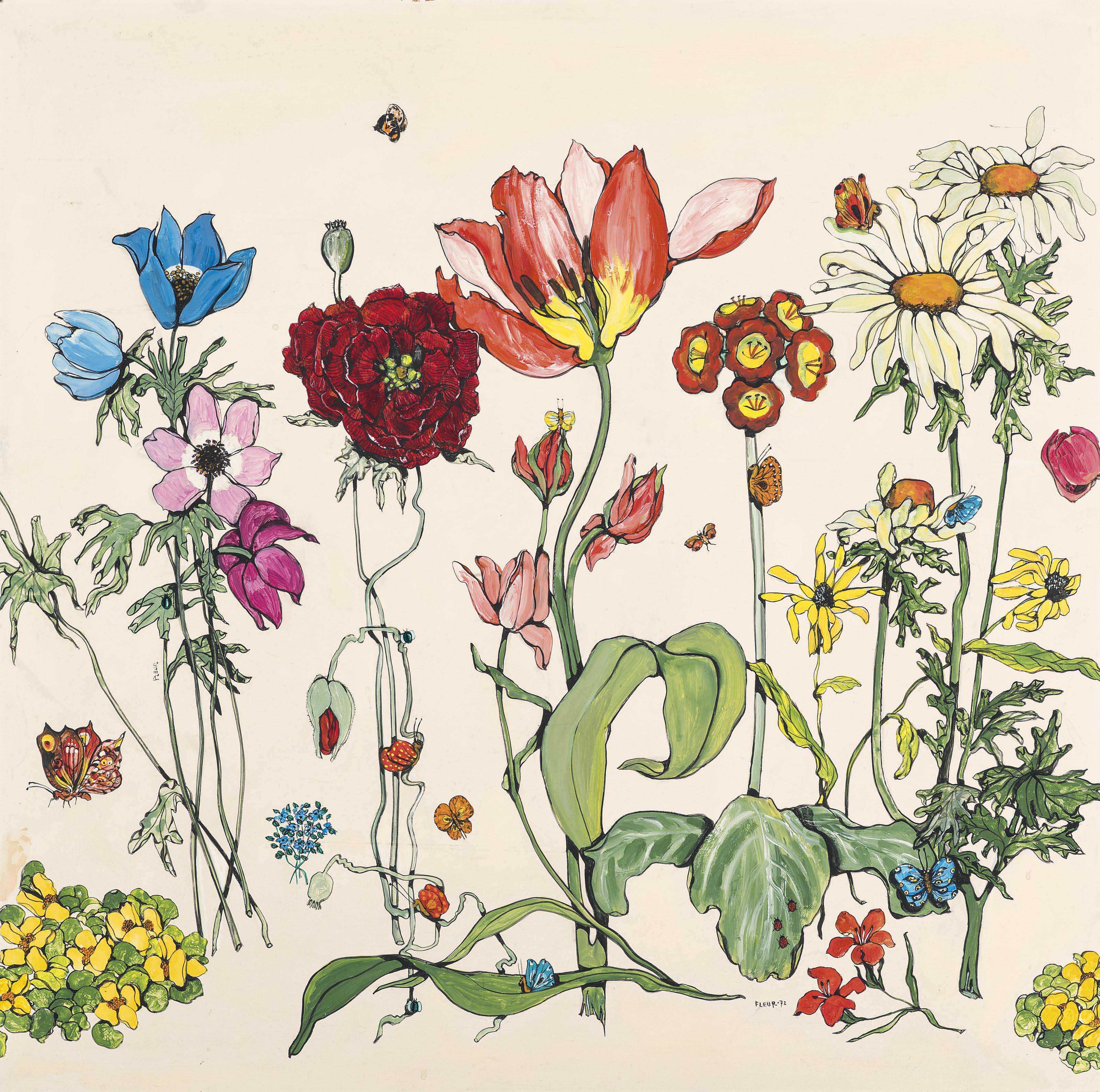 The Flower Game: Fleur Cowles: 9780002166256: Amazon.com: Books
