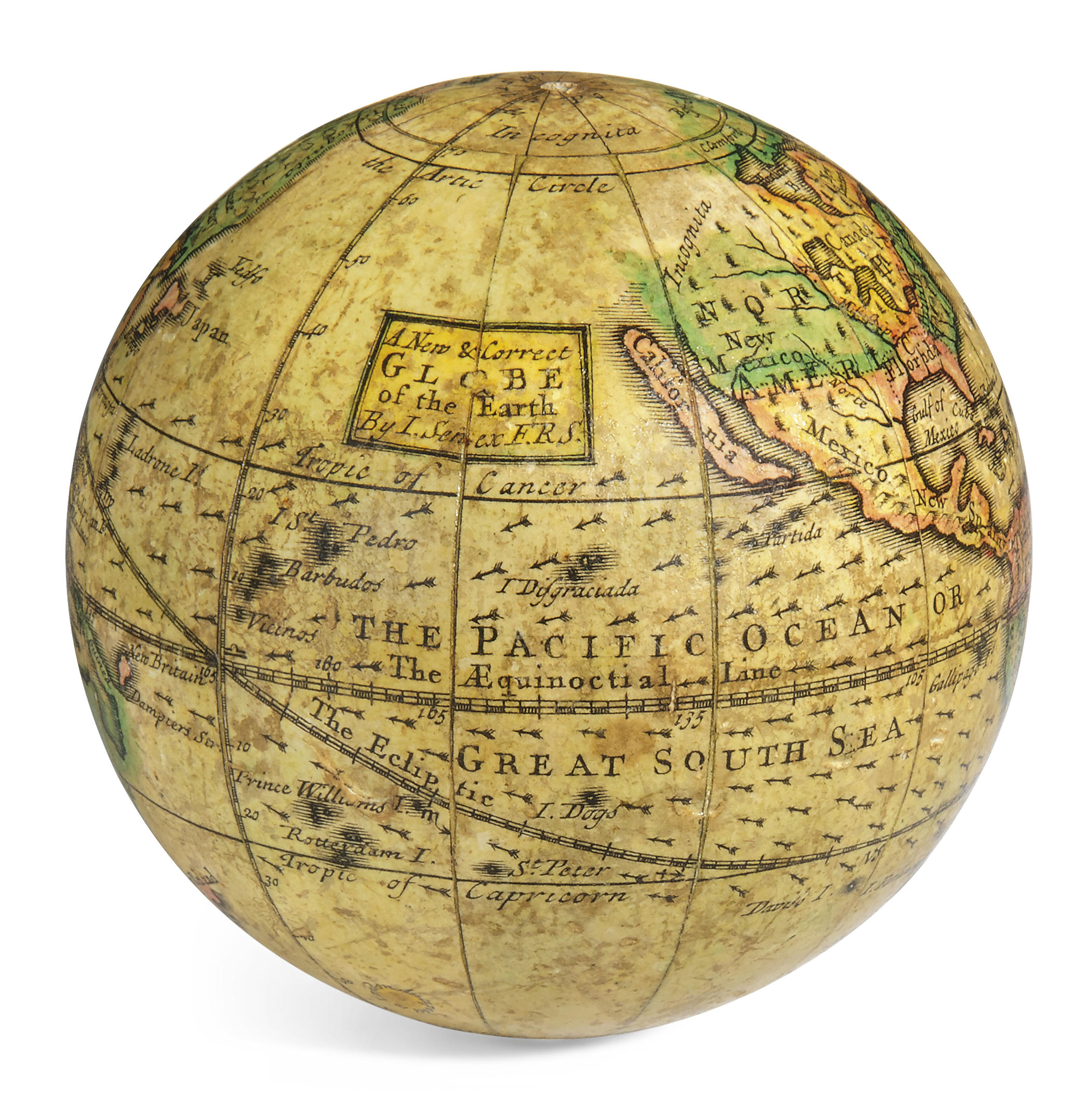 I. SENEX, LONDON. CIRCA 1740, A 2¾-INCH TERRESTRIAL POCKET