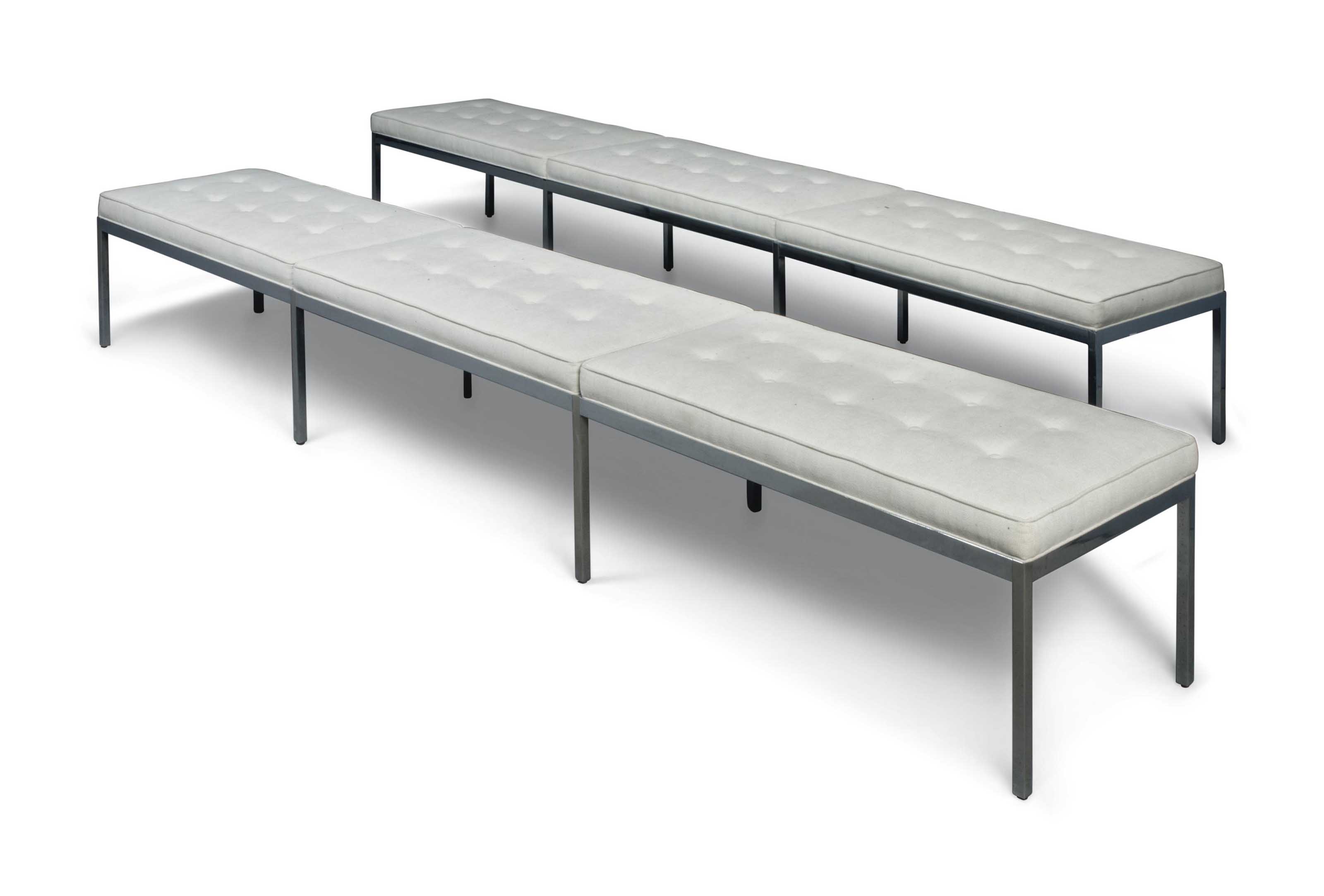 Florence Knoll B 1917 A Pair Of Benches Circa 1970 1970s