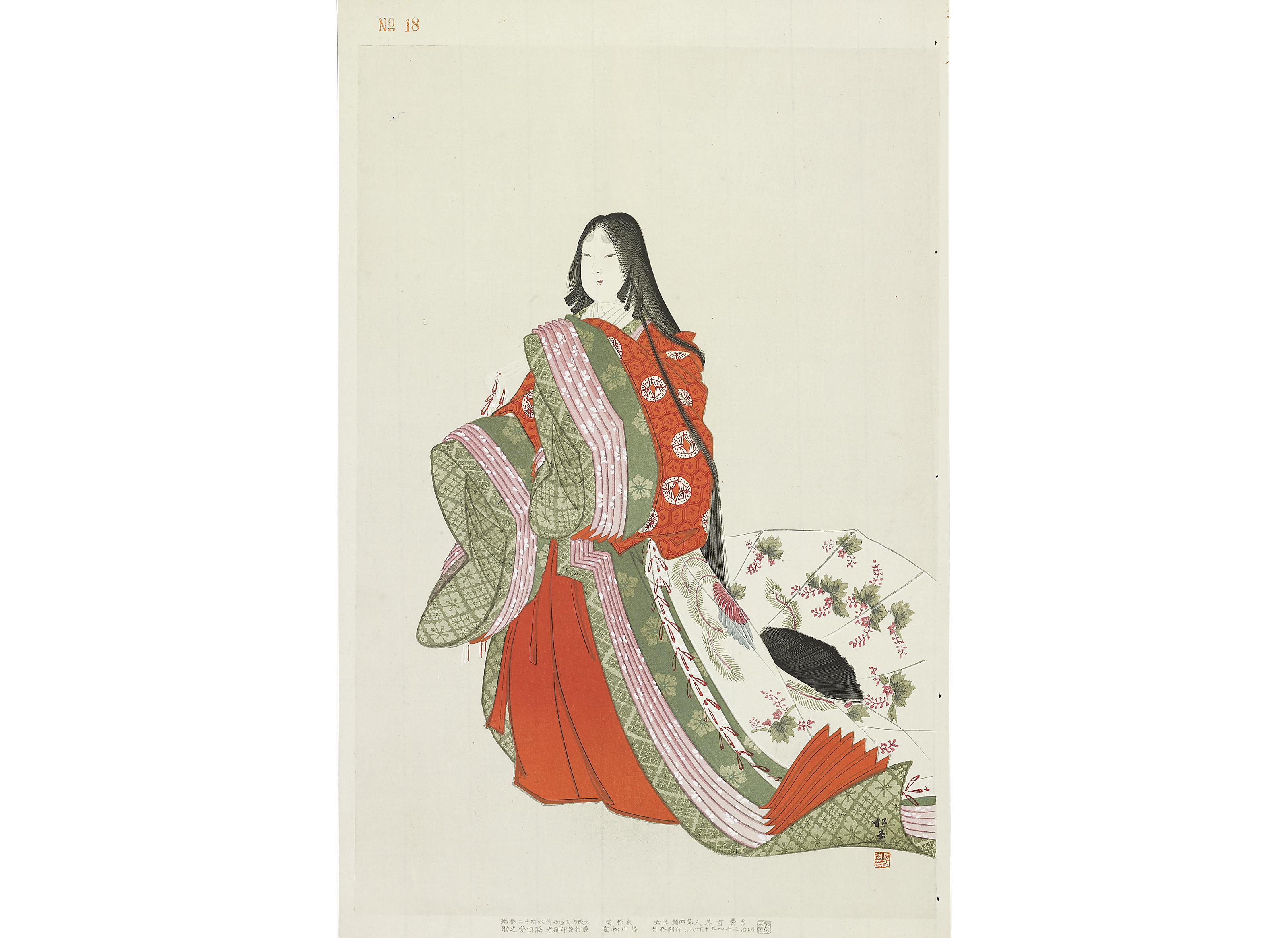 SHODO YUKAWA (1868-?), Twenty-One Designs of Beautiful Women