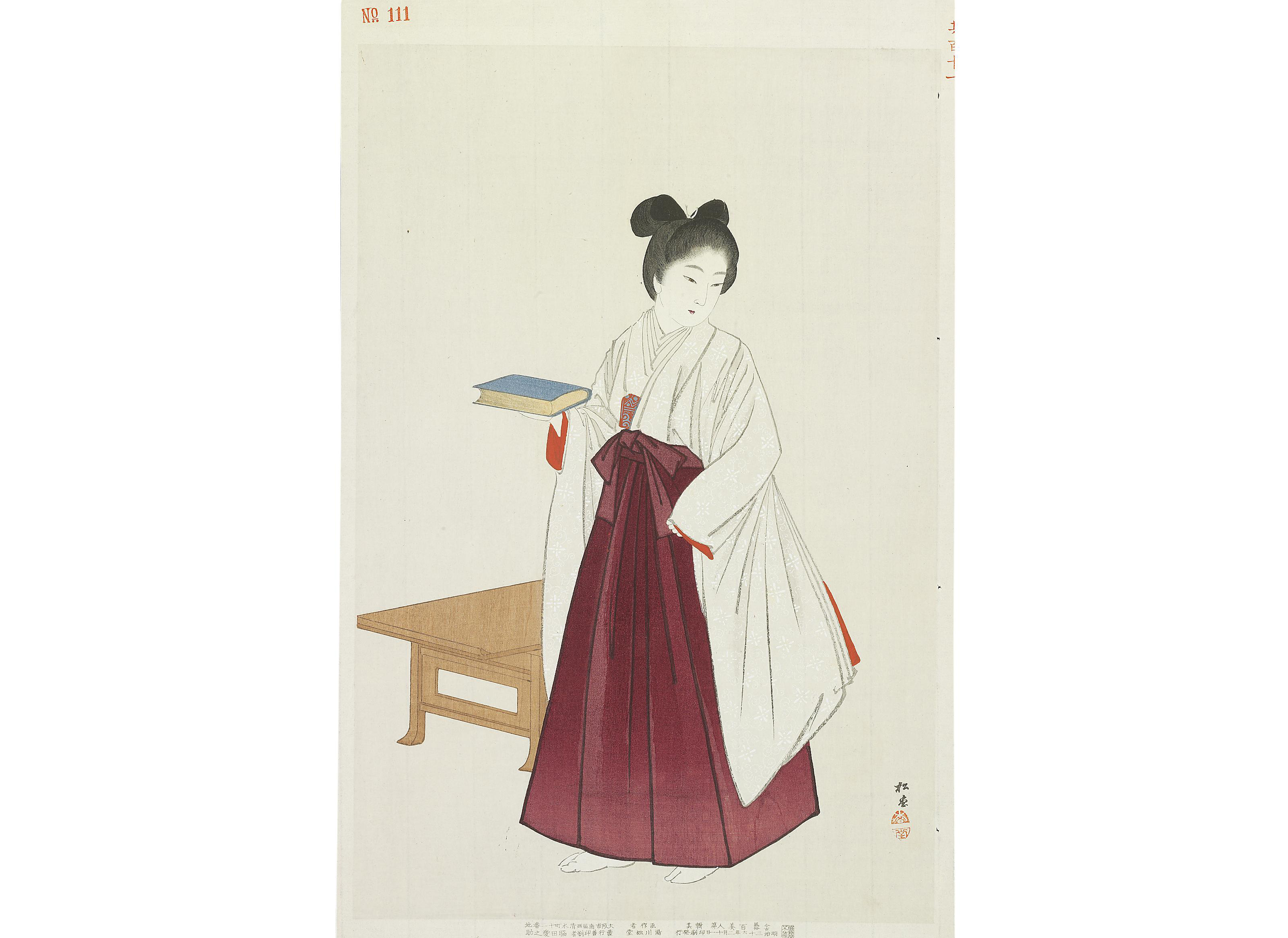 SHODO YUKAWA (1868-?), Twenty-One Designs of Beautiful Women