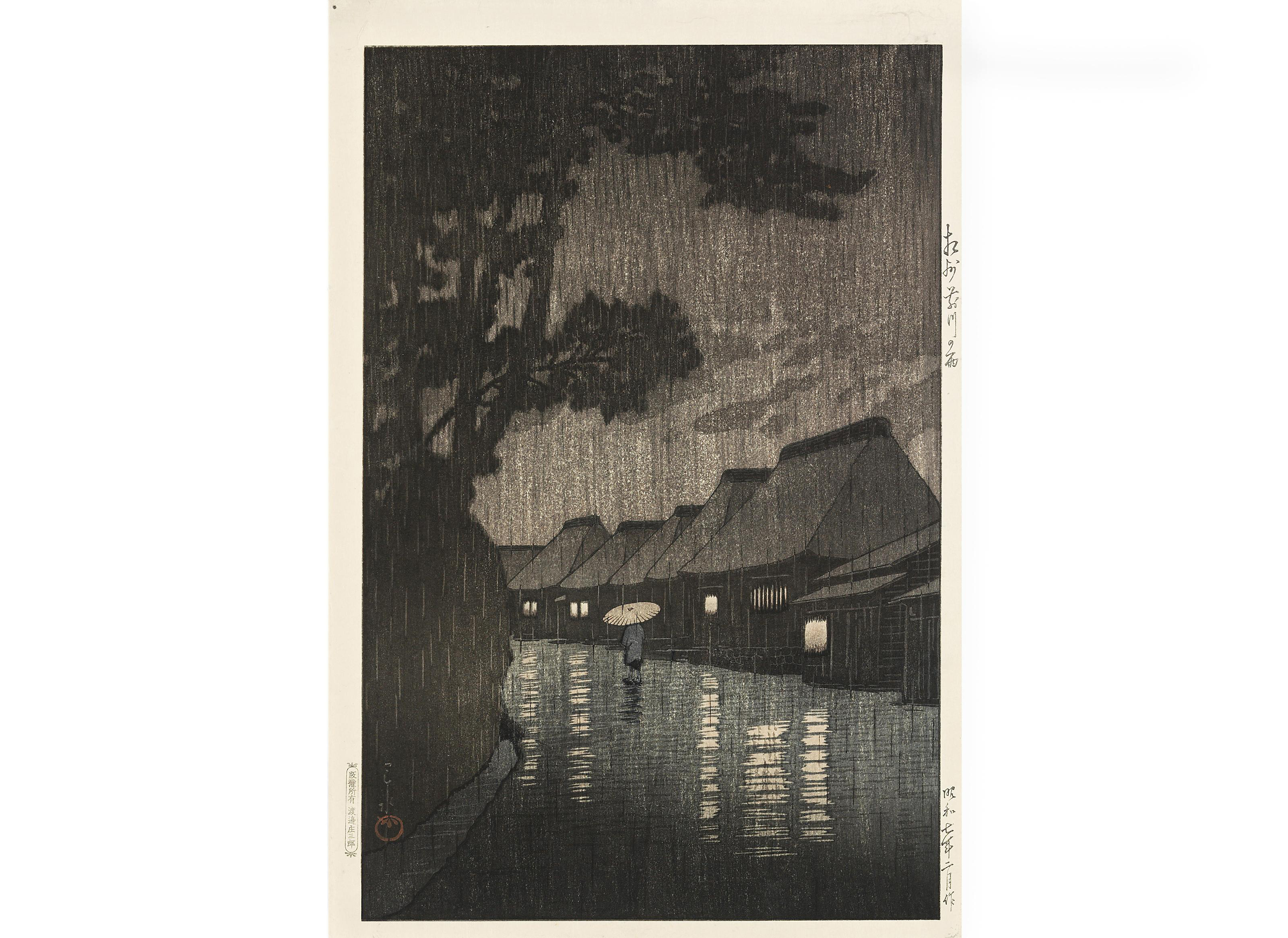 KAWASE HASUI (1883–1957), The Road to Nikko | Christie's
