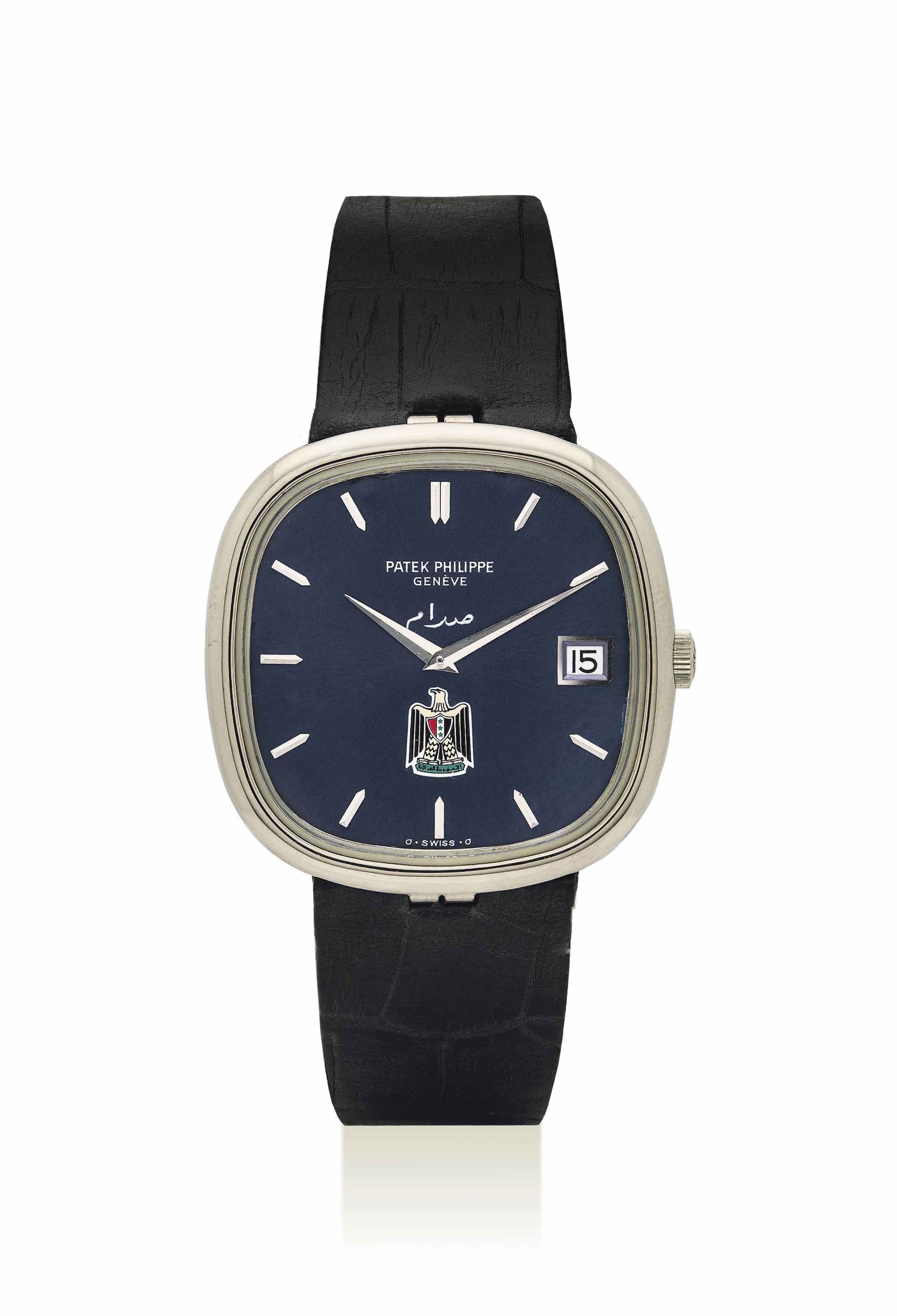 patek philippe white gold automatic watch ref 3604