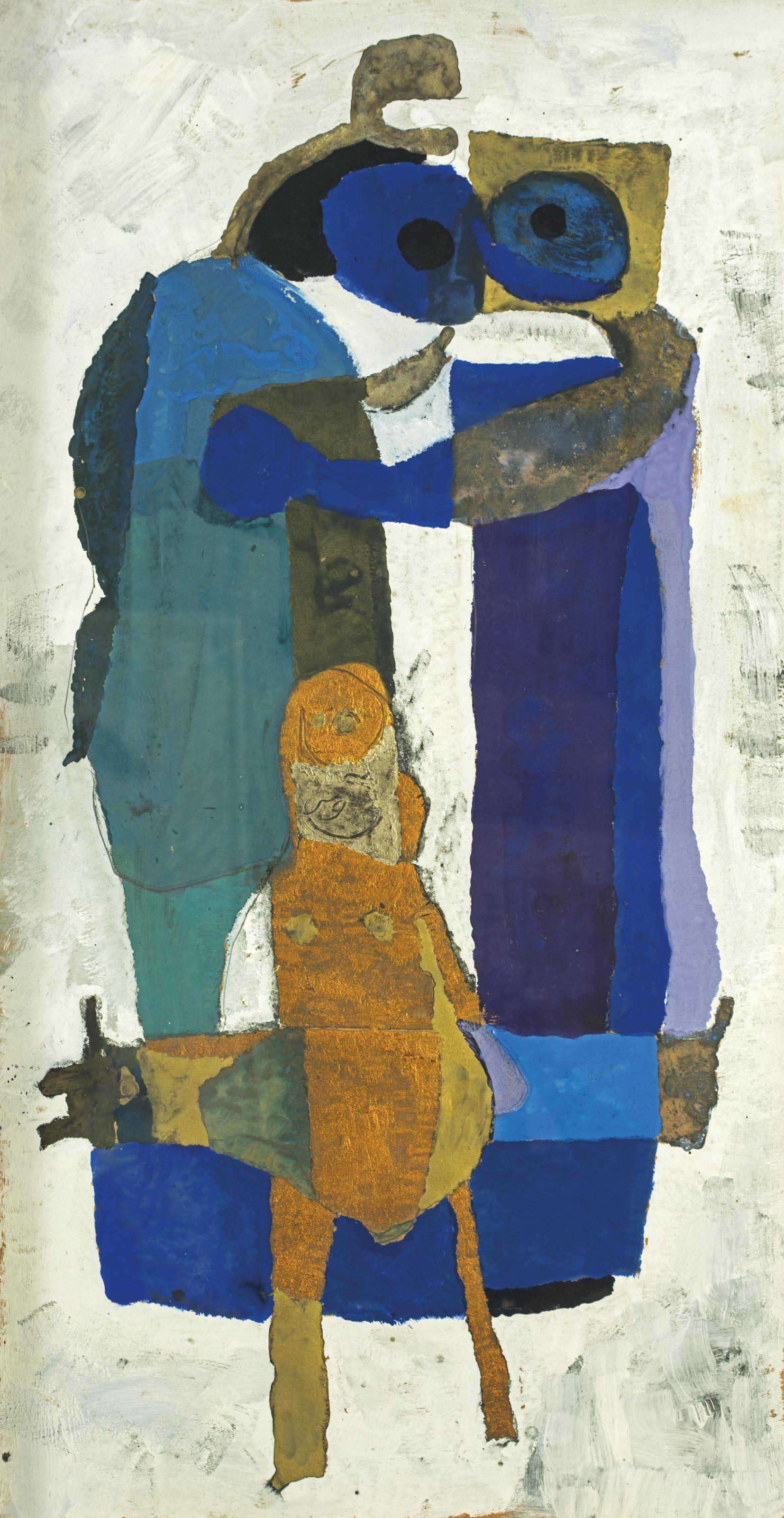 Parviz Tanavoli (Iranian, b. 1937) , Untitled (from the Shirin and 