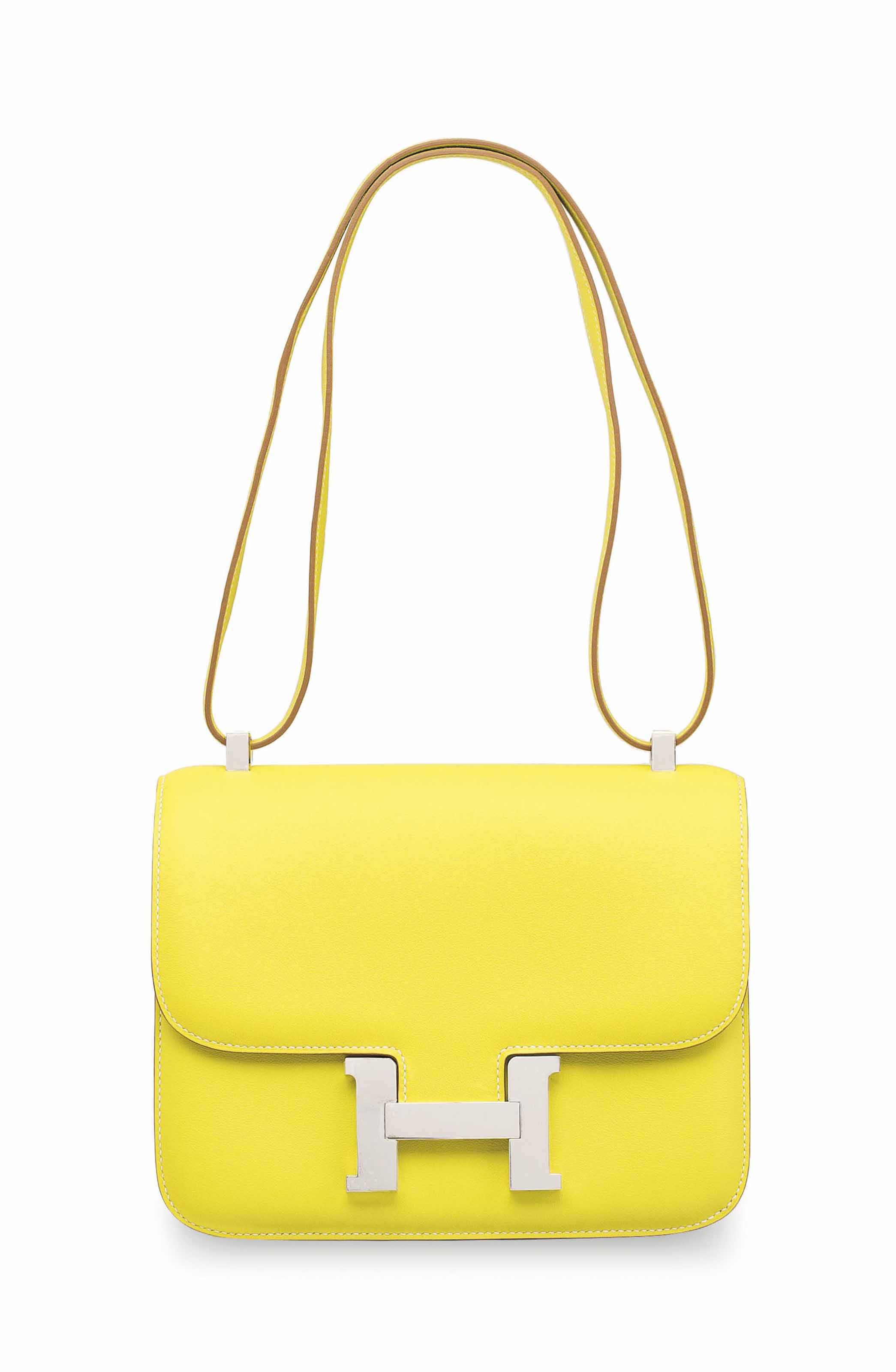 hermes constance bag yellow