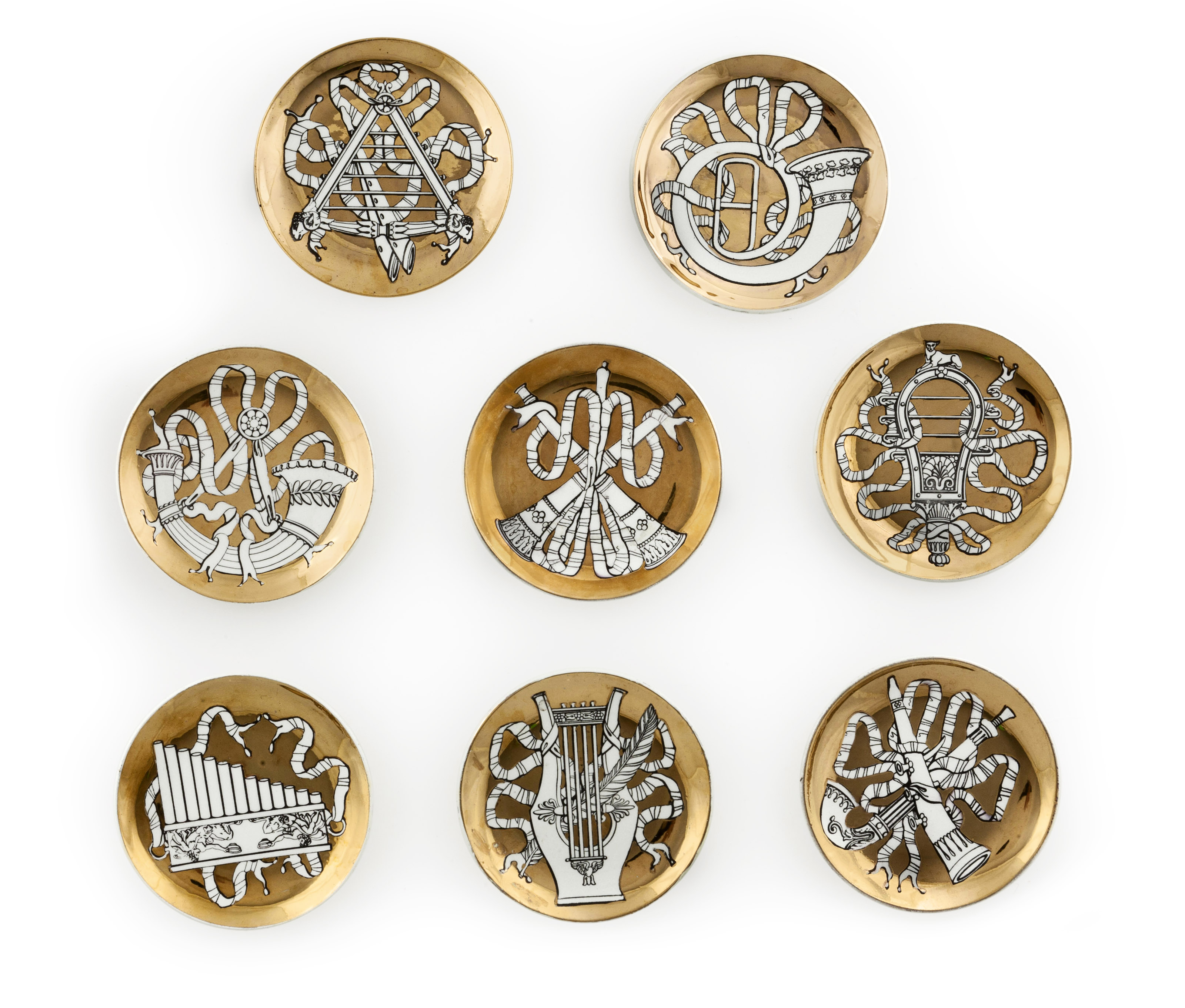 Piero Fornasetti (1913-1988), A group of six 'Specialita